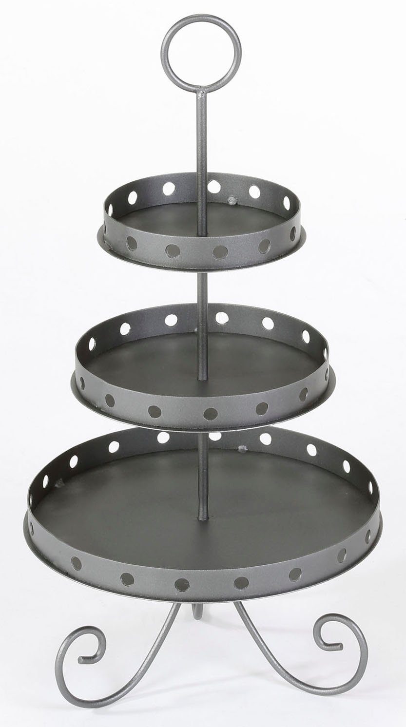 CHRISTMAS GOODS by Inge Dekoetagere Weihnachtsdeko mit 3 Etagen, Höhe 55 cm (1 St), Etagere aus Metall