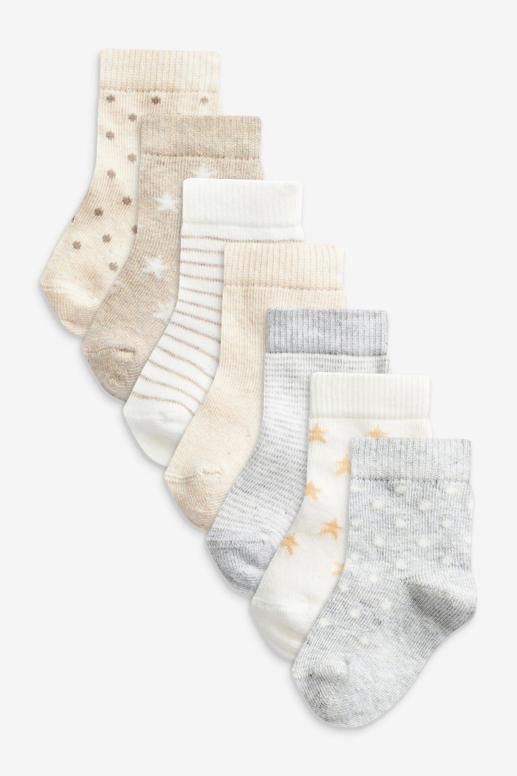Next Socken Babysocken mit hohem Baumwollanteil, 7er-Pack (7-Paar)