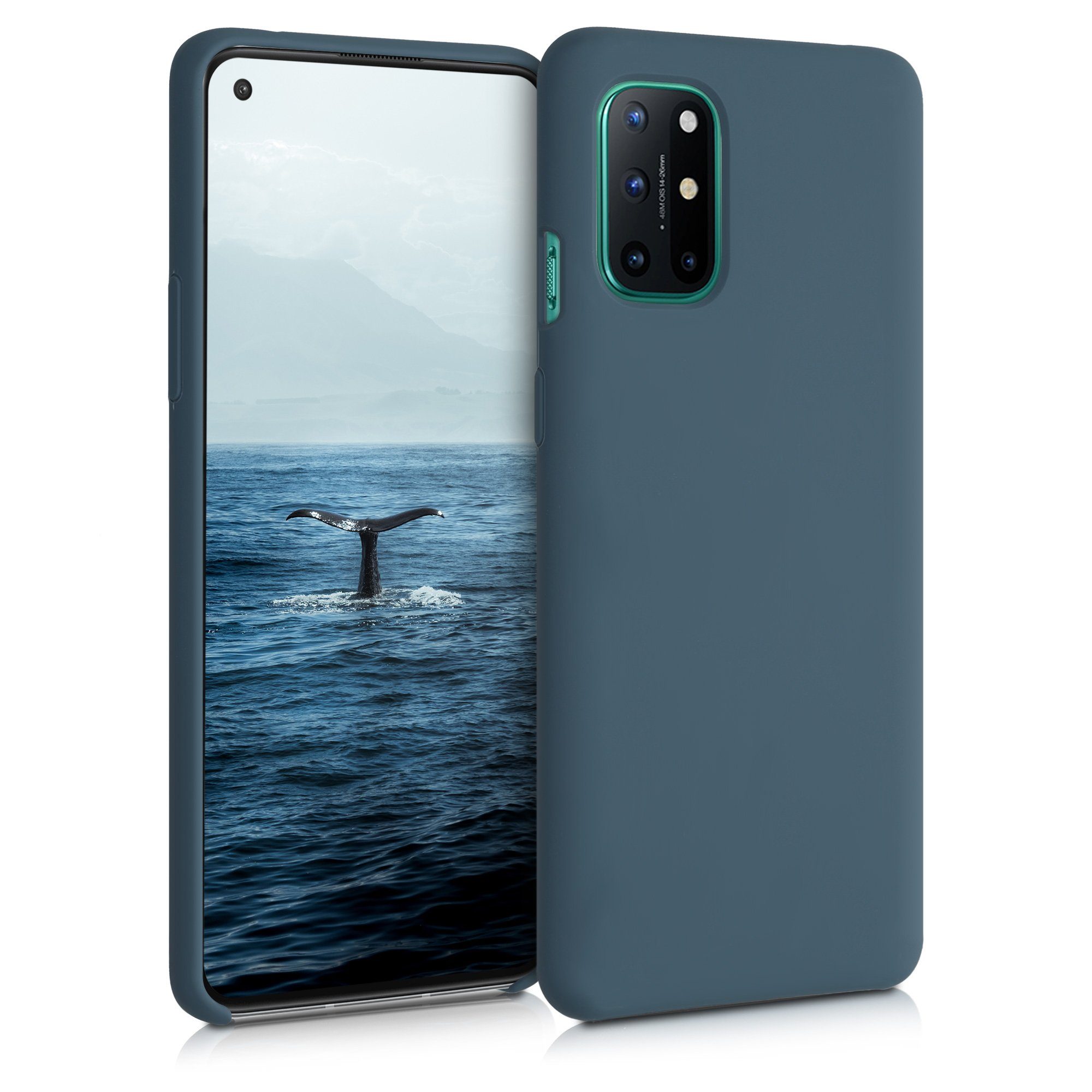 kwmobile Handyhülle Handyhülle für OnePlus 8T Hülle, Weiches Handy Silikon Case - Schutzhülle Cover