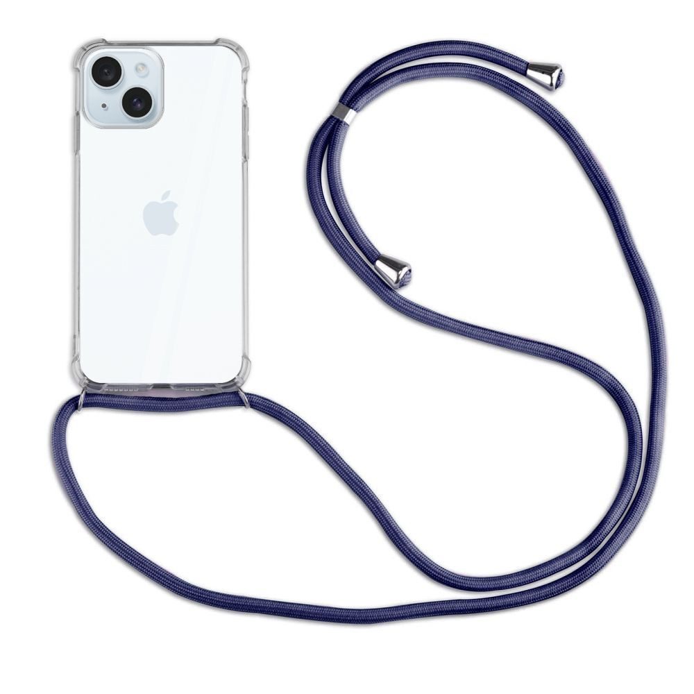 betterfon Handykette für Apple iPhone 15/ Pro/ Pro Max/ Plus Handyhülle mit Band & Kordel, Hände frei – mit Silikonhülle & Schnur für flexiblen Alltag