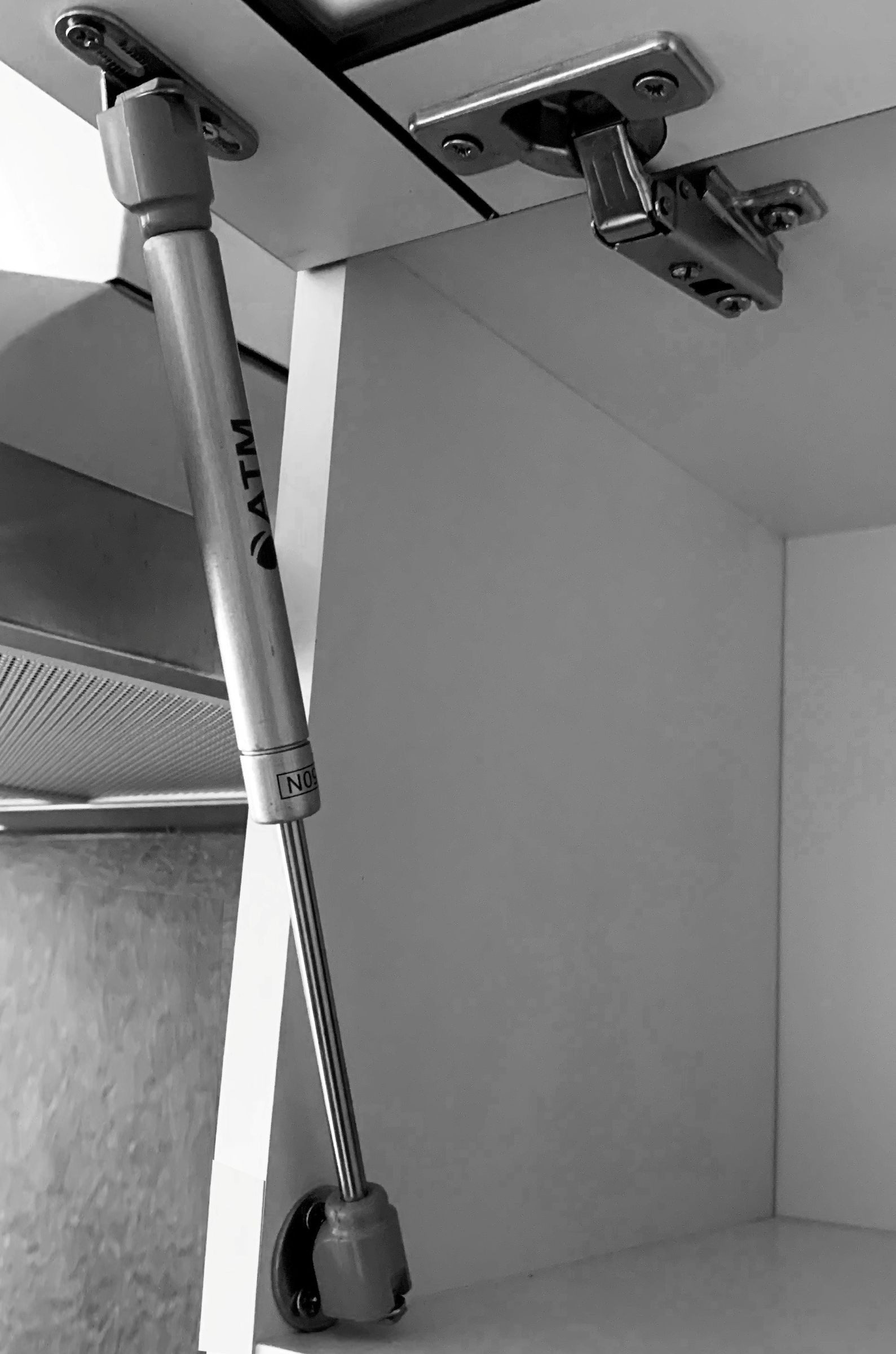 Küchen-Preisbombe Hängeschrank 80 cm Küche Bianca Weiß Hochglanz + Grau Küchenzeile Küchenblock – Bild 3 von 5
