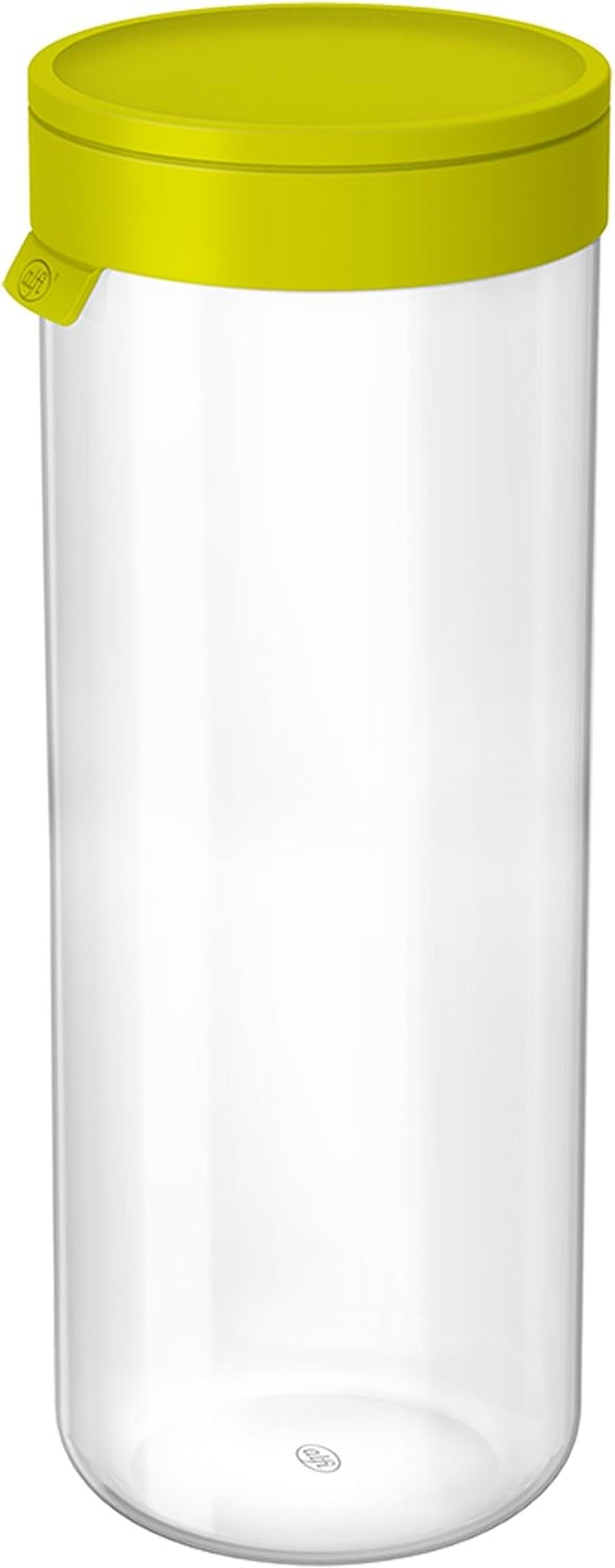 Alfi Vorratsdose Vorratsdose mit aus Deckel BPA Glas freien Vorrats Silikon,Spülmaschinenfest Frischhalte, Deckel aus Dosen Frischhaltedose Glas