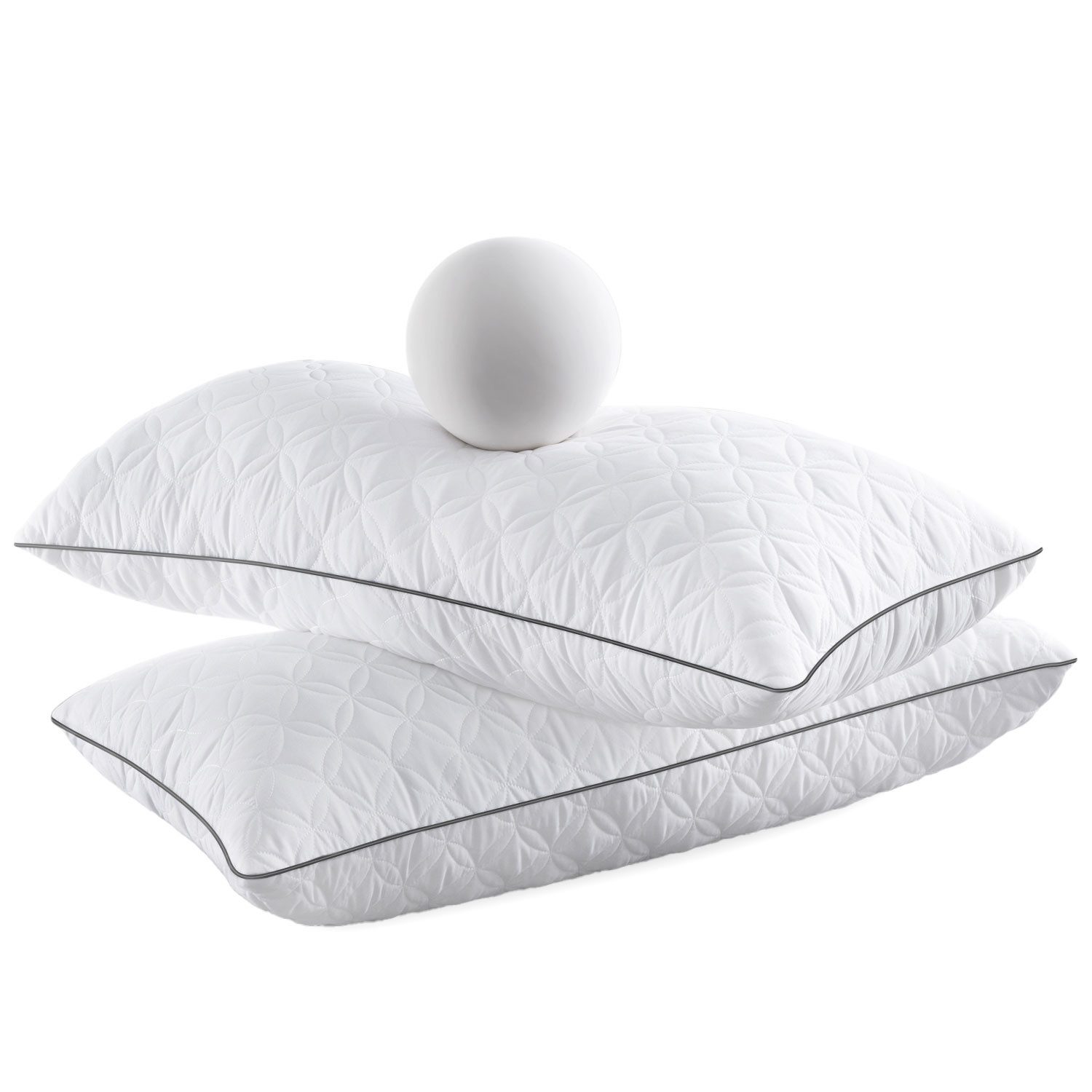 Kopfkissen Kopfkissen 40x80, Kissen 80x80 2er set, Dekokissen Komfort Kopfkissen