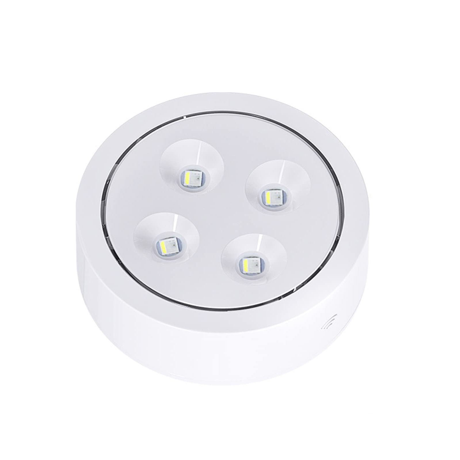 Glasboden LED Vitrinenbeleuchtung Küche Spot, Unterbauleuchte Dimmbar Weiß Schrank RGB 13 mit Batterielampe, Sensor Farben, Nachtlicht Sunicol Touch Fernsteuerung,