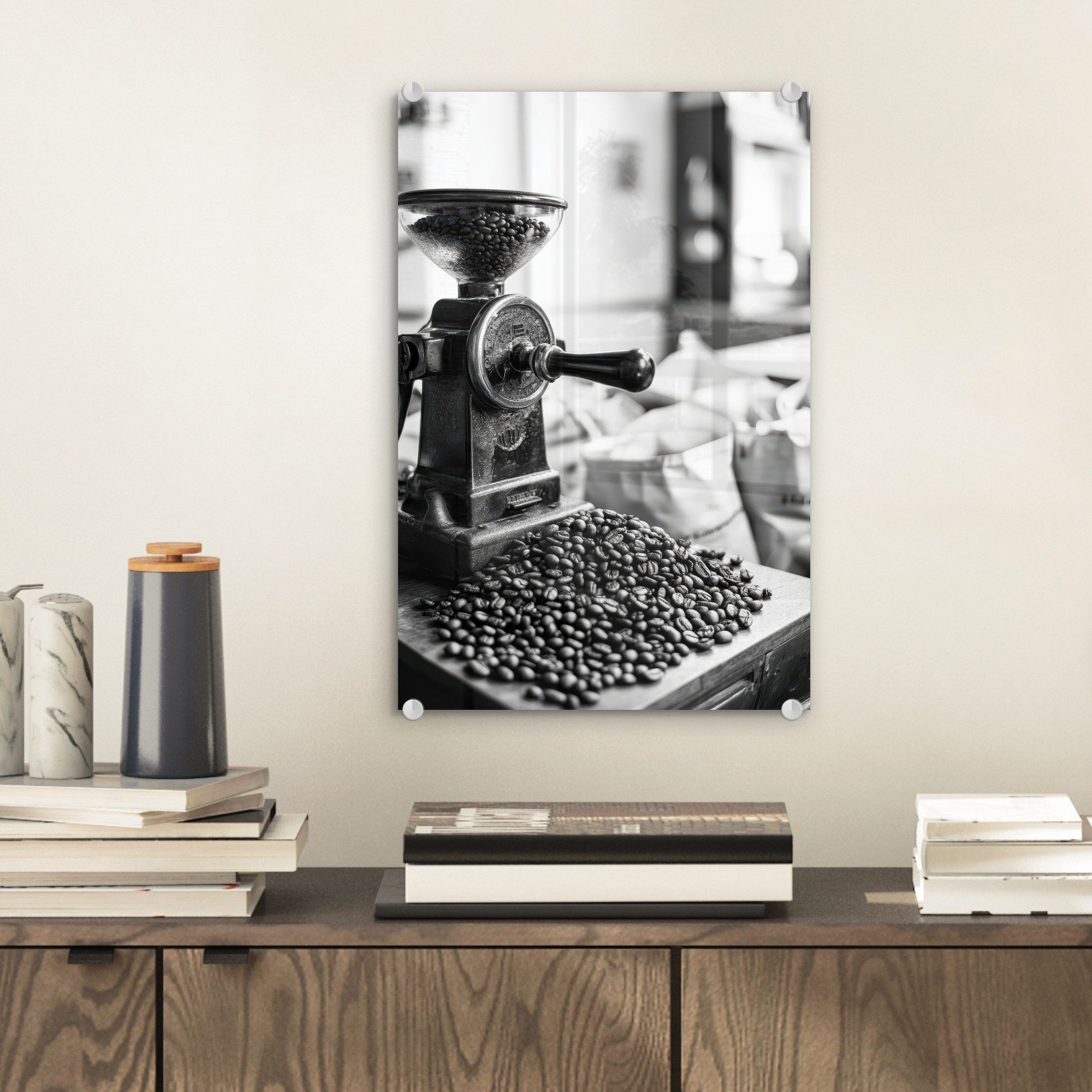 MuchoWow Acrylglasbild Kaffeemühle - Gemahlen - günstig online kaufen