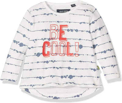 Blue Seven Longsleeve Blue Seven Baby Jungen Langarm Shirt "BE COOL!" aus reiner Baumwolle, mit Frontprint