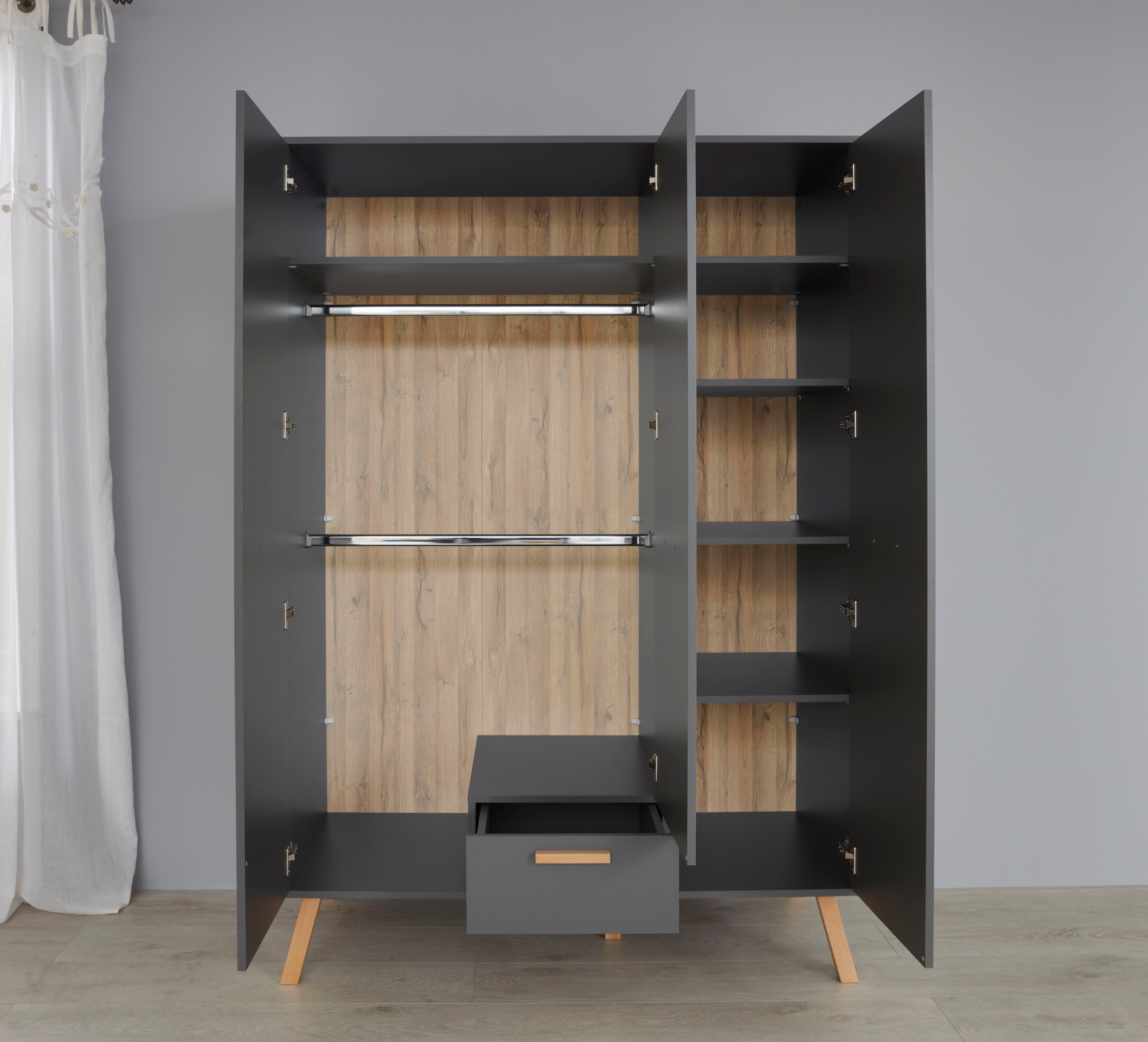 trendteam Kleiderschrank Mats 3 türig – Bild 4 von 5