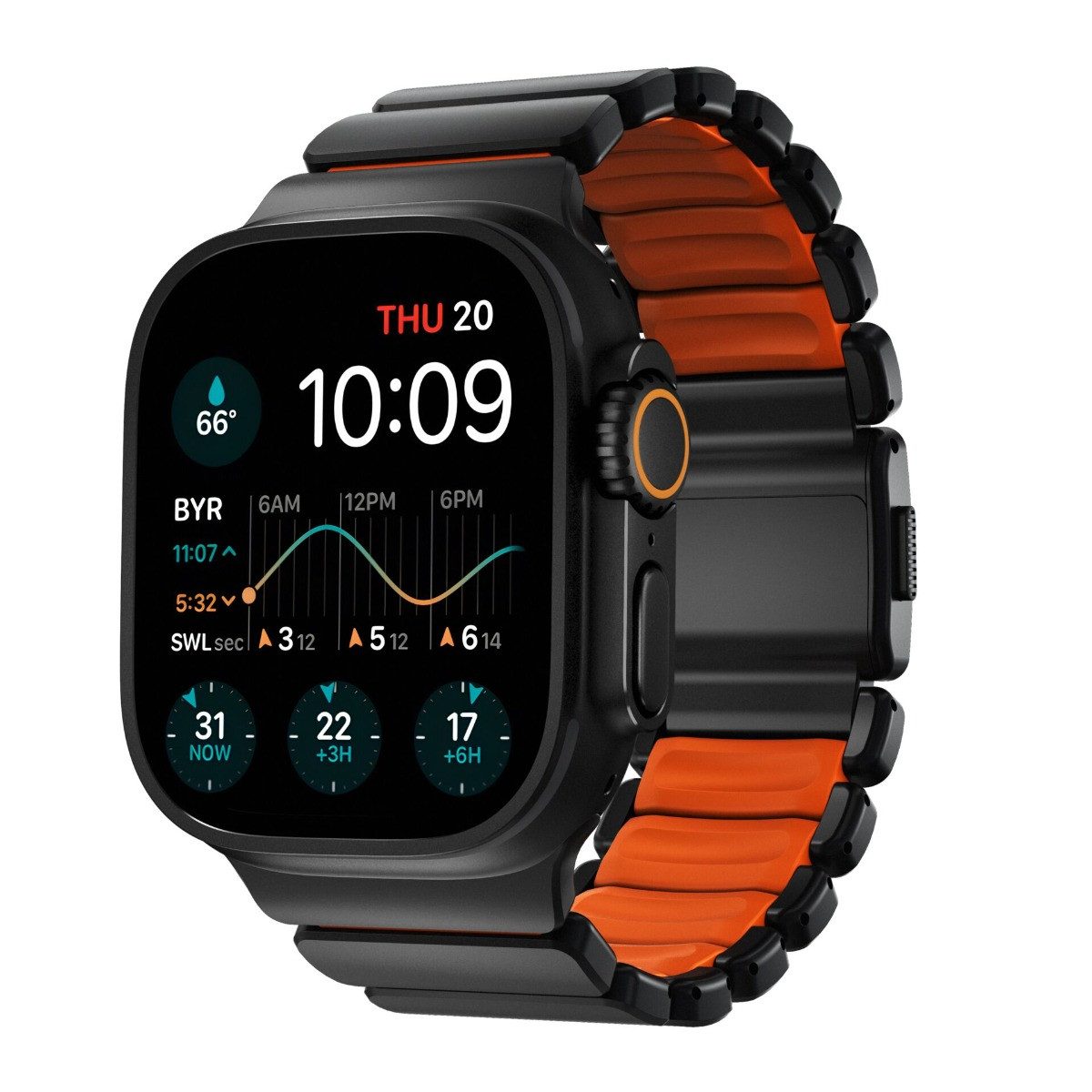 Nomad Smartwatch-Armband Stratos Band, für Apple Watch, 44/45/46/49 mm