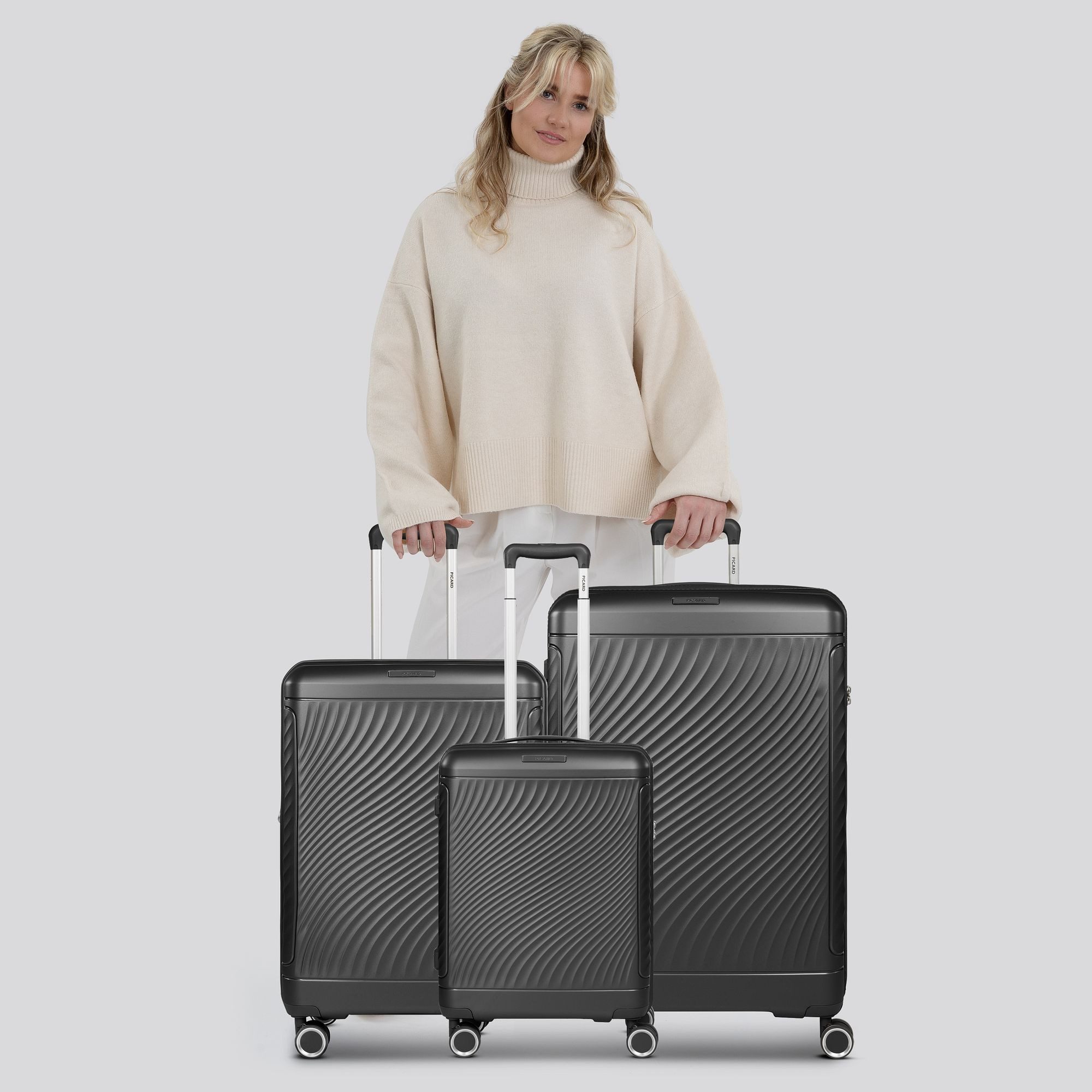 Picard Trolleyset Vienna, 4 Rollen, (3-teilig, 3 tlg), Polypropylen