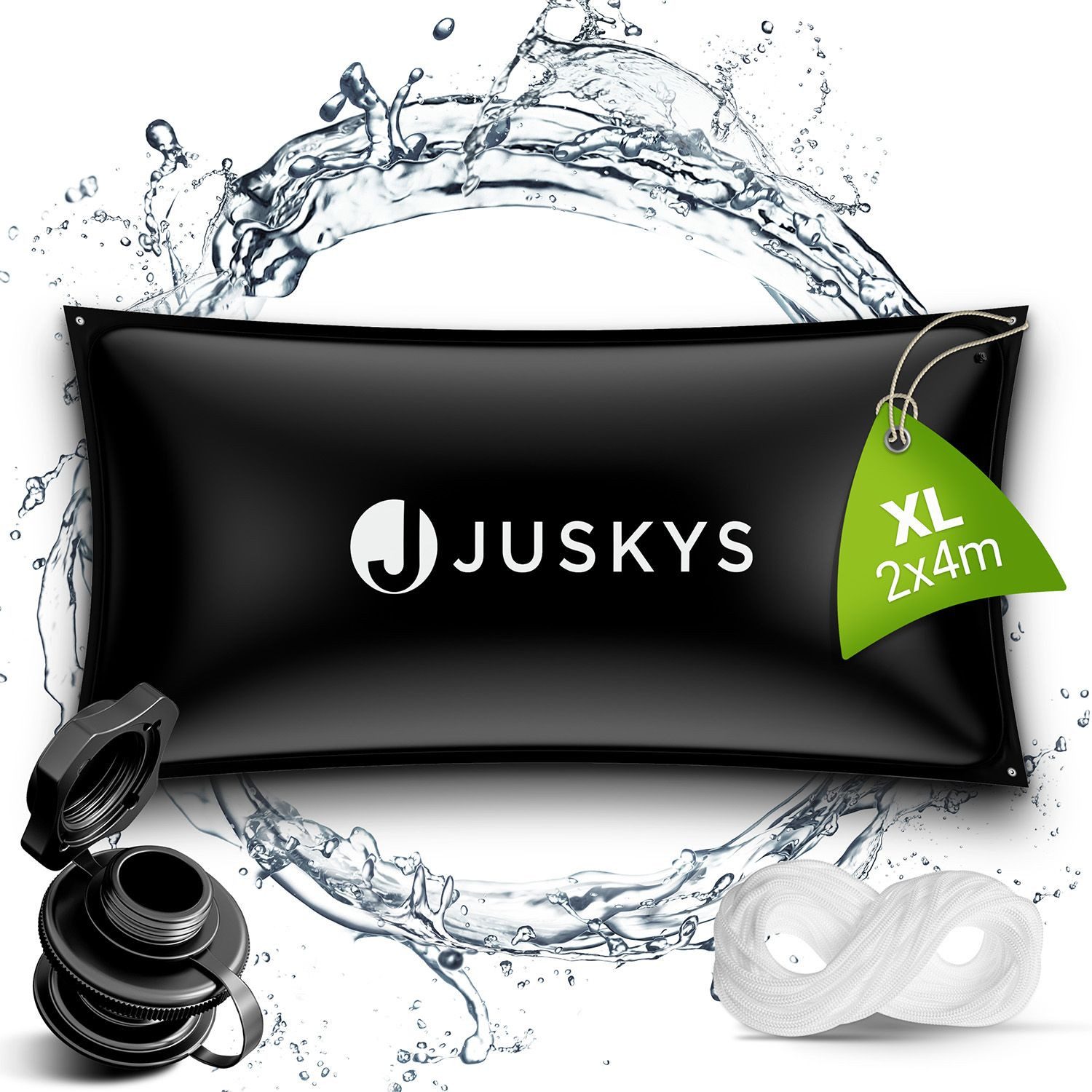 Juskys aufblasbare Whirlpoolabdeckung Viereckig 2 x günstig online kaufen