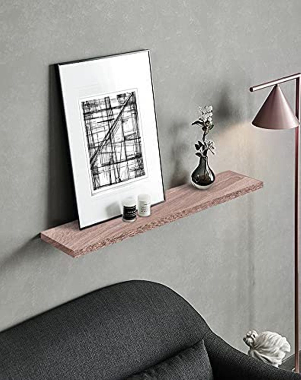 EUGAD Wandregal, 1-tlg., Holz Board Modern in verschiedenen Farben Größen