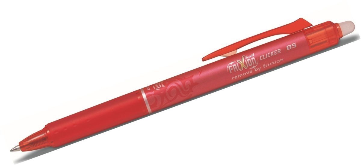 Pilot Pen Tintenfeinschreiber Tintenroller Frixion Ball Clicker 05 rot