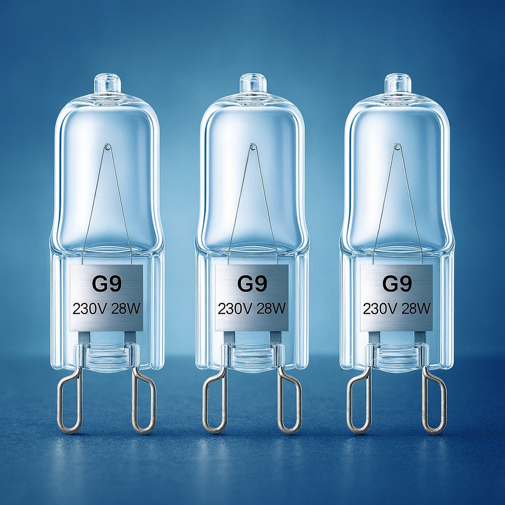 VABIONO Ersatzlampenbox Stecksockellampe G9 Stiftsockellampe Stiftsockellampen Lampe, G9, 3 St., Warm weisses Licht, Kostenloser Versand