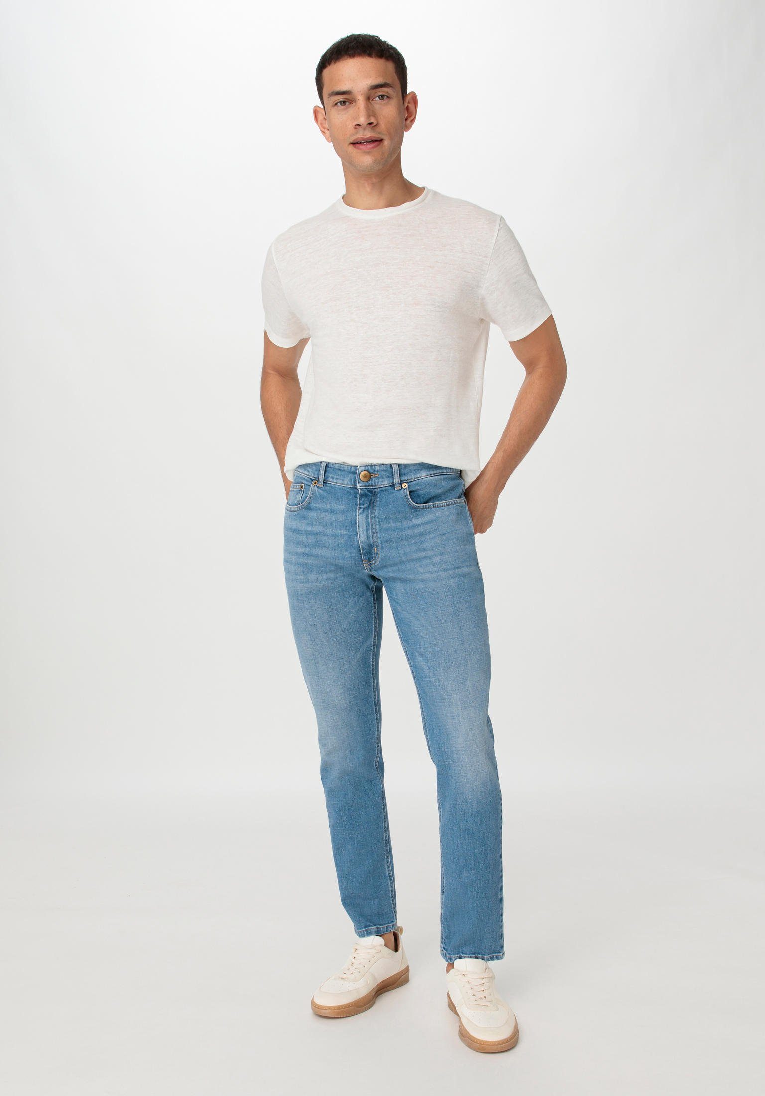 Hanf Jeans aus Hessnatur mit Bio-Baumwolle Bequeme JASPER Slim