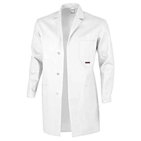 QUALITEX HIGH QUALITY WORKWEAR Arbeitsjacke classical Berufsmantel - BW 270 - Strapazierfähig aus reiner Baumwolle (1-St) klassischer Laborkittel mit 4 Taschen - Pflegeleicht - Waschbar