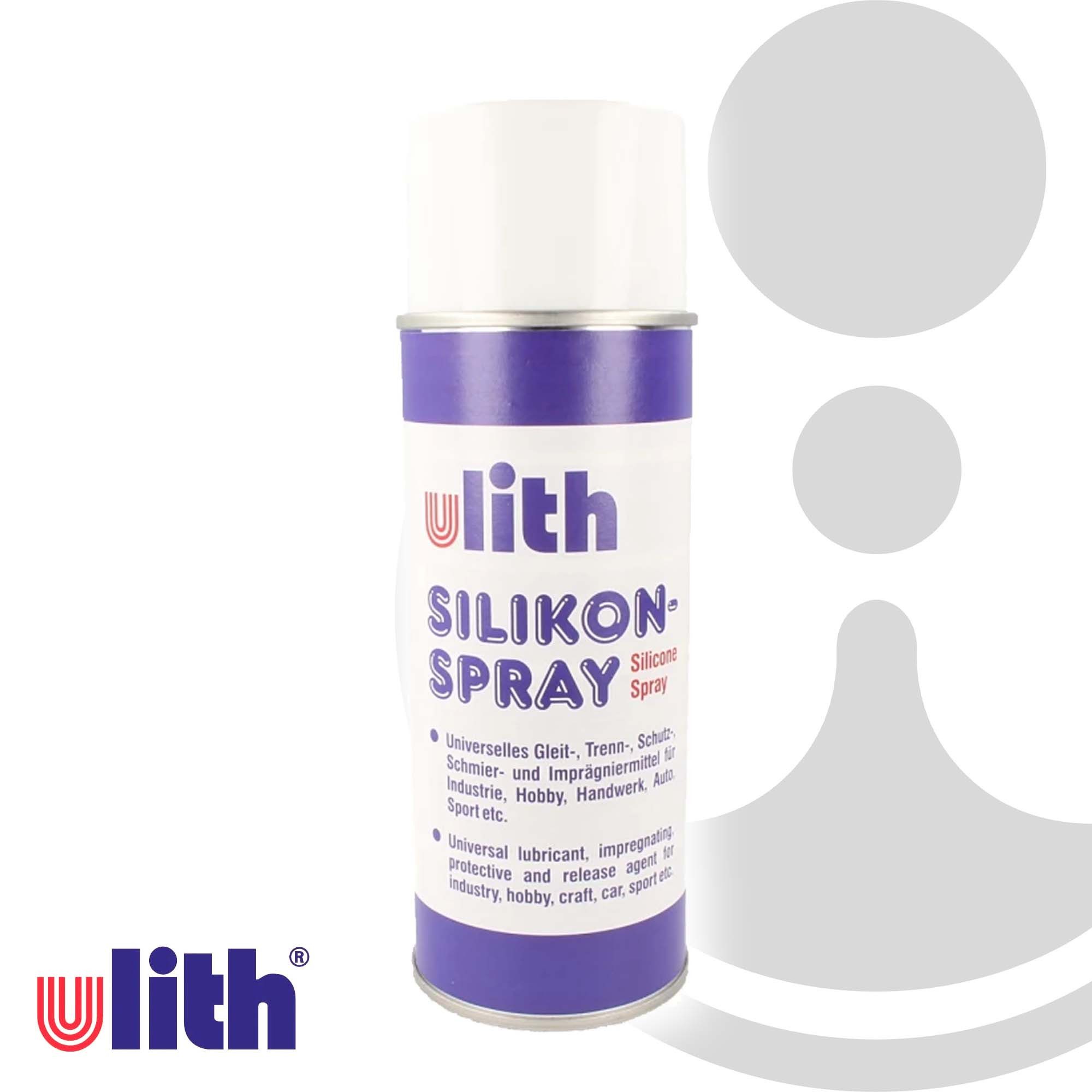 Ulith Multifunktionsöl Silikonspray 400 ml Sprühdose (Gleit-Trenn,-Schmier,- und Schutzspray)