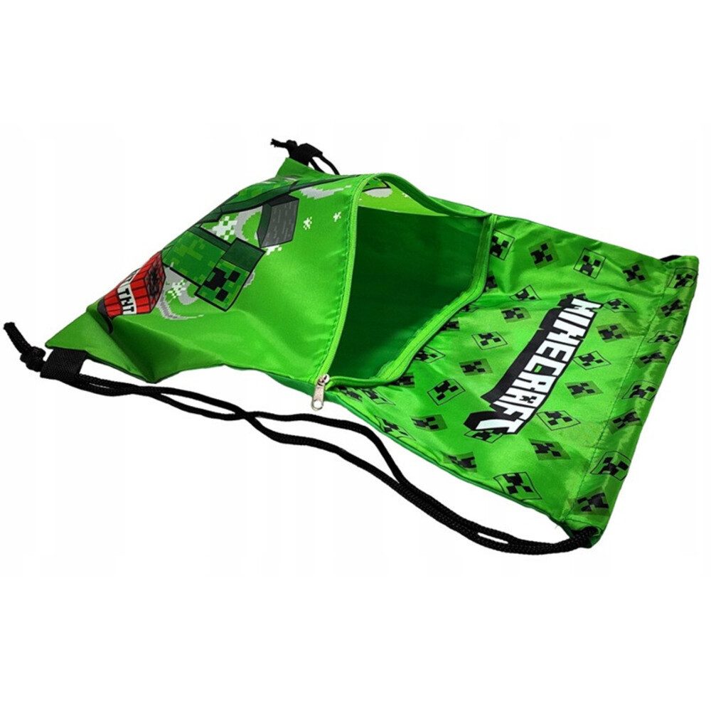 Minecraft Turnbeutel Minecraft Boom Deluxe Sporttasche, Gymbag 45 cm (1-tlg) – Bild 4 von 4