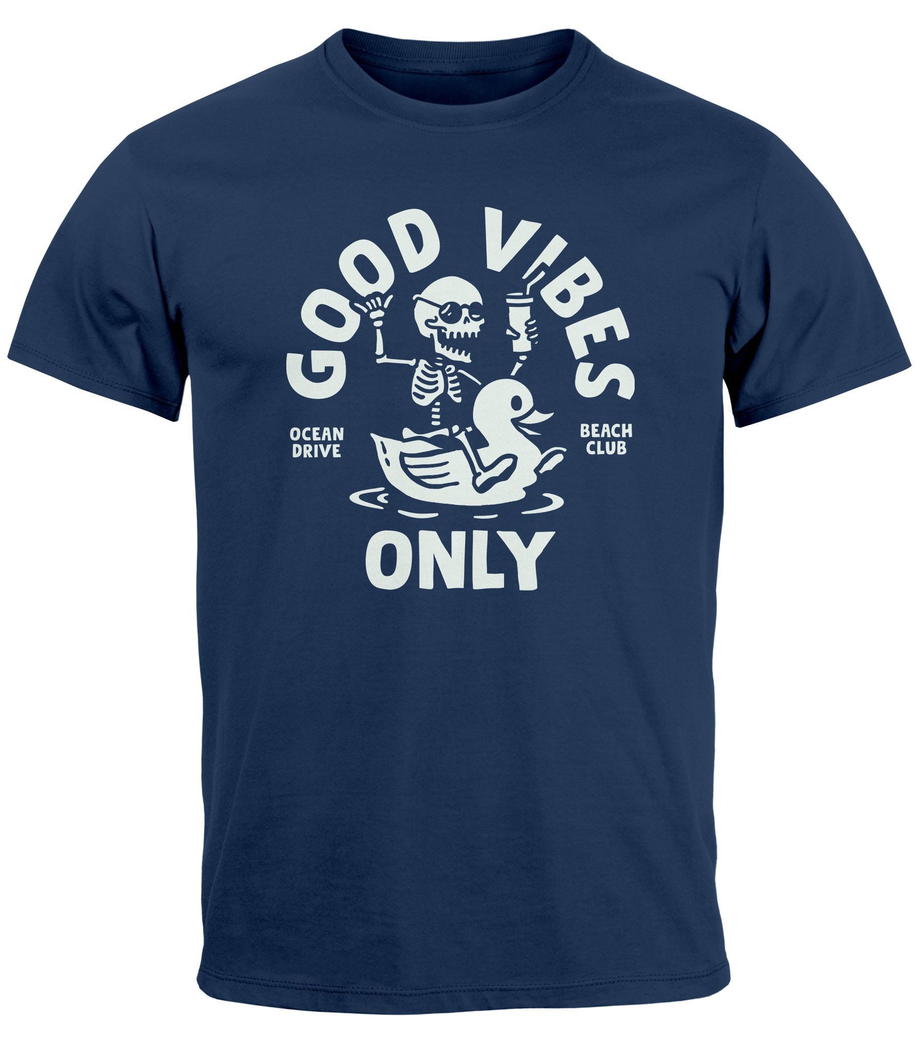 Neverless Print-Shirt Herren T-Shirt Printshirt Spruch günstig online kaufen