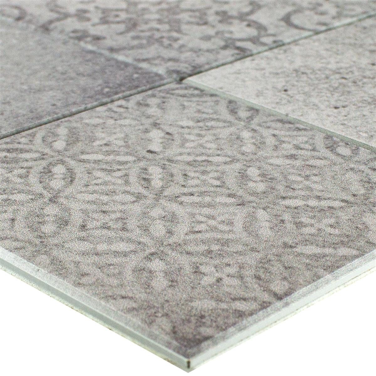 Mosafil Mosaikfliesen Vinyl Mosaik Fliesen Stowe Selbstklebend Steinoptik Grau, Vinyl 30.000x30.000, grau