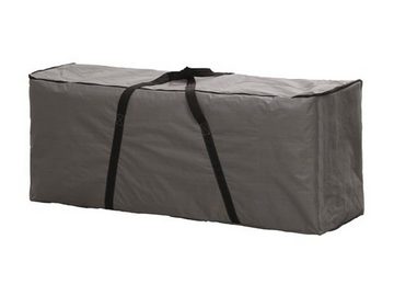 PEREL Auflagenbox, wetterfeste Schutz-Hülle für Auflagen-Tasche Lounge-Kissen 125x40cm