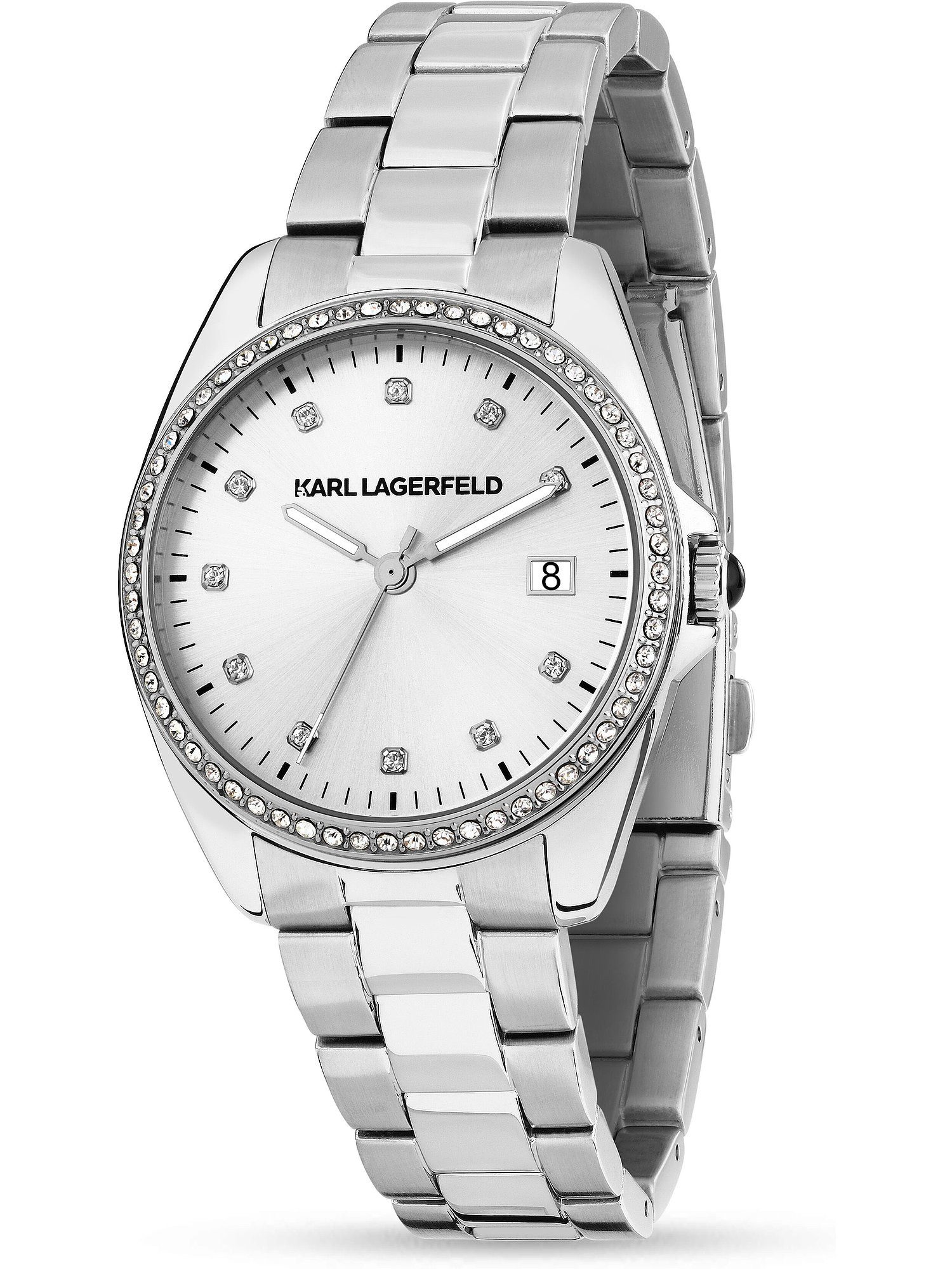 KARL LAGERFELD Quarzuhr Karl Lagerfeld Damen-Uhren Analog Quarz