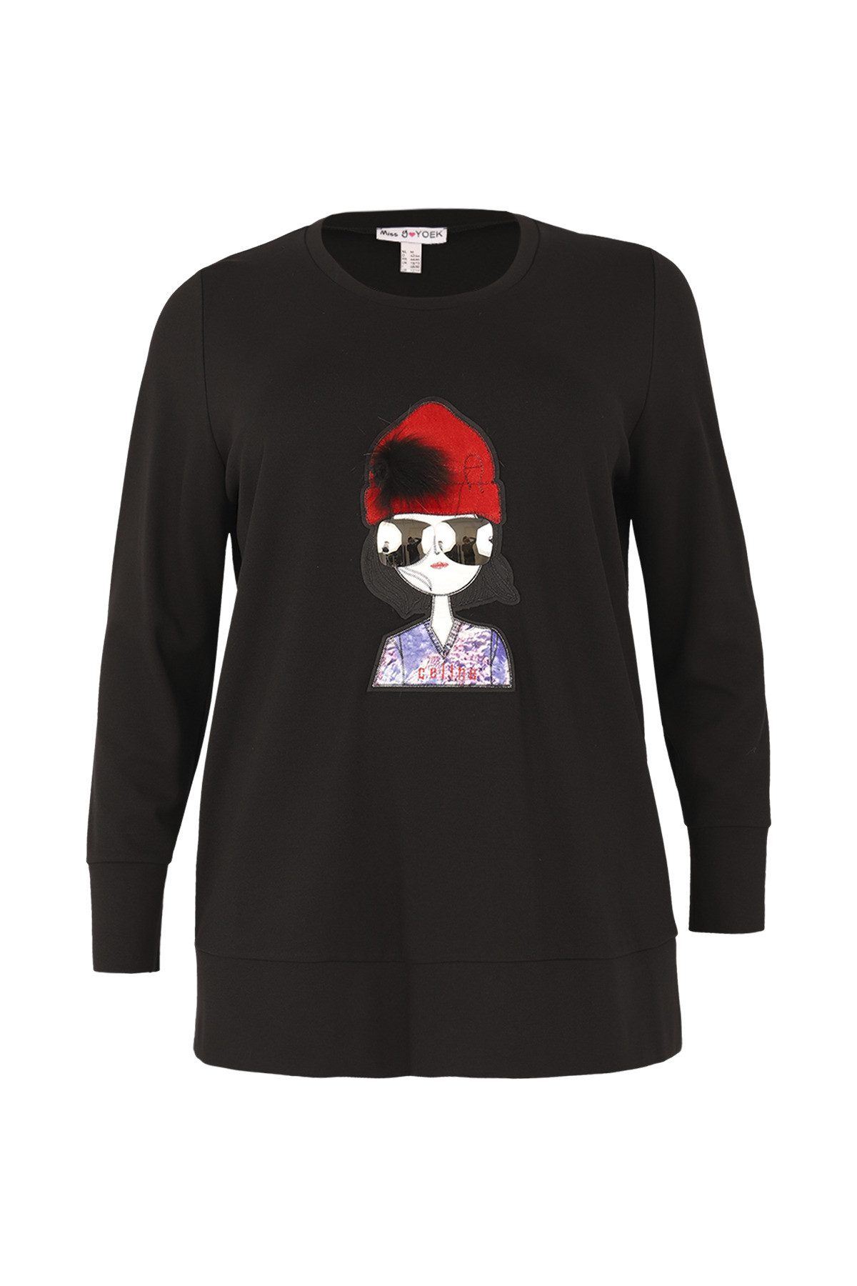 YOEK Sweater Damen Sweatshirt Große Größen