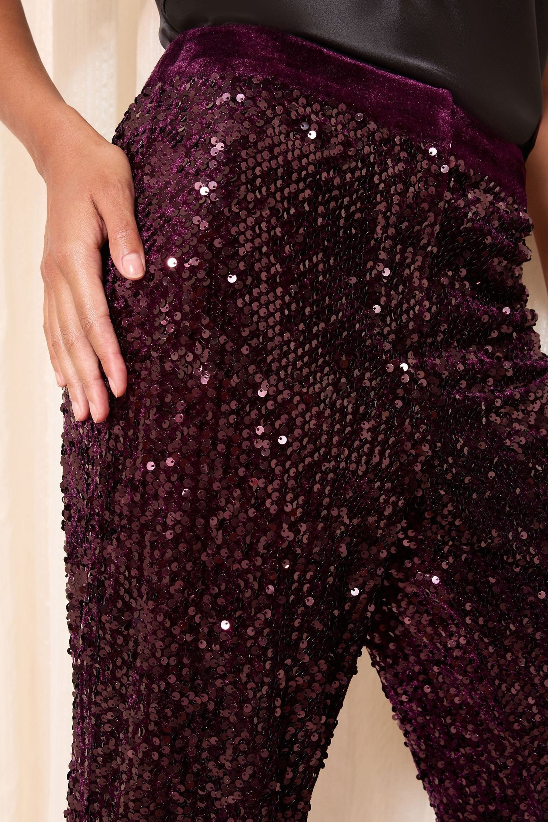 Friends Like These Samthose Friends Like These Samt-Hose Pailletten, Regula günstig online kaufen