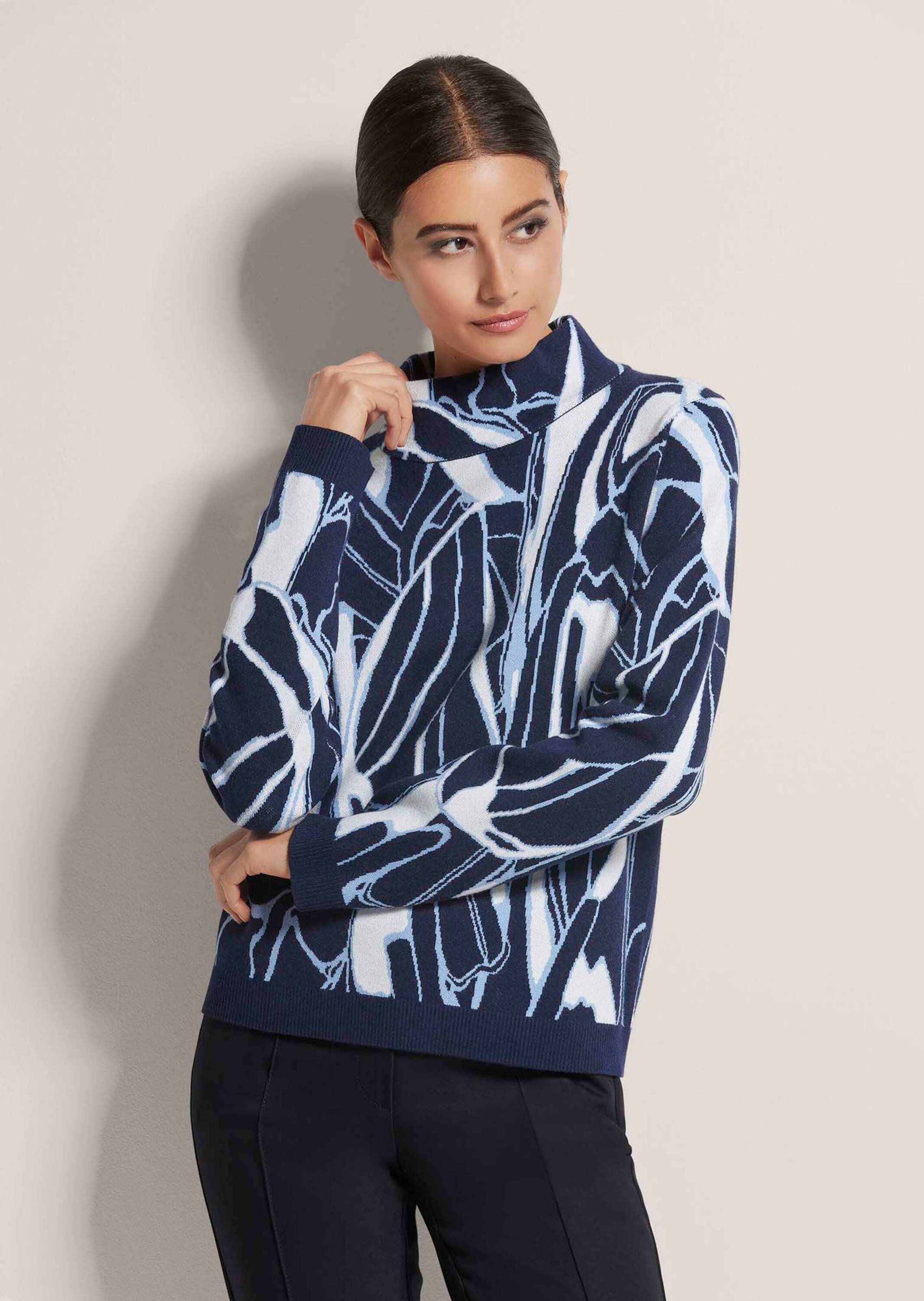 Strickpullover Jacquard-Pullover