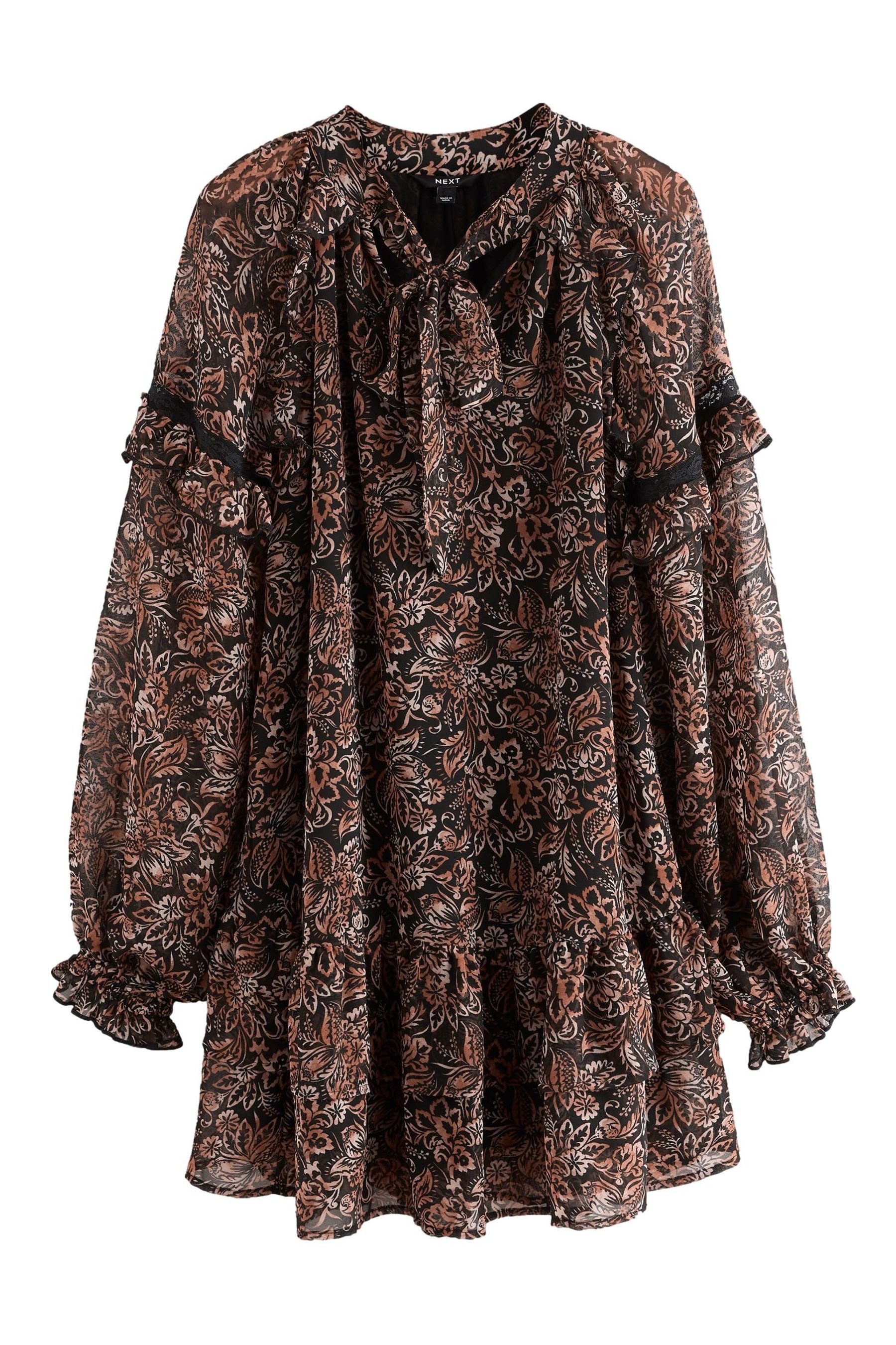 Next Minikleid Langarm-Minikleid mit Rüschen und günstig online kaufen