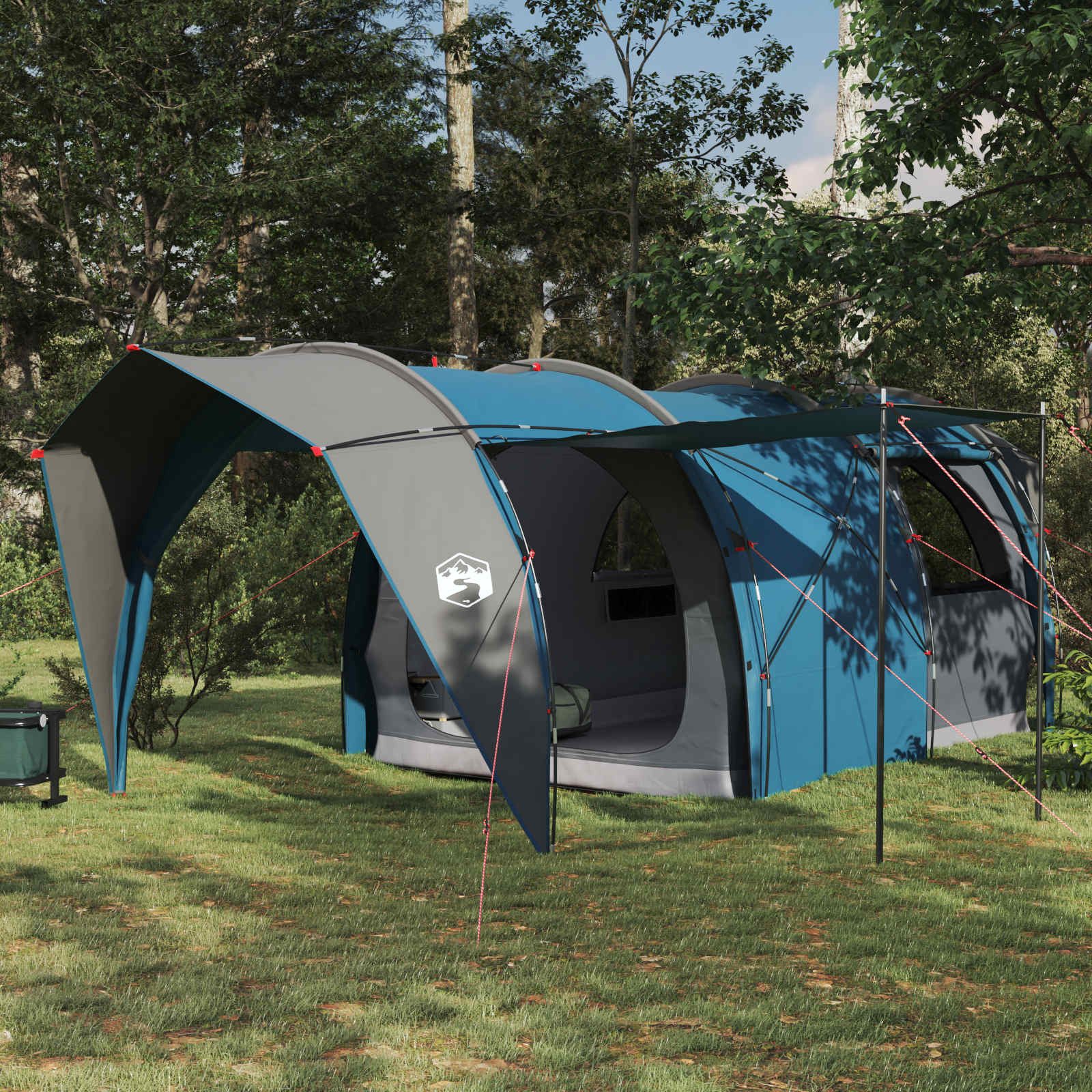 vidaXL Tunnelzelt Tunnelzelt Blau 562 x 265 x 216 cm, (1 tlg)