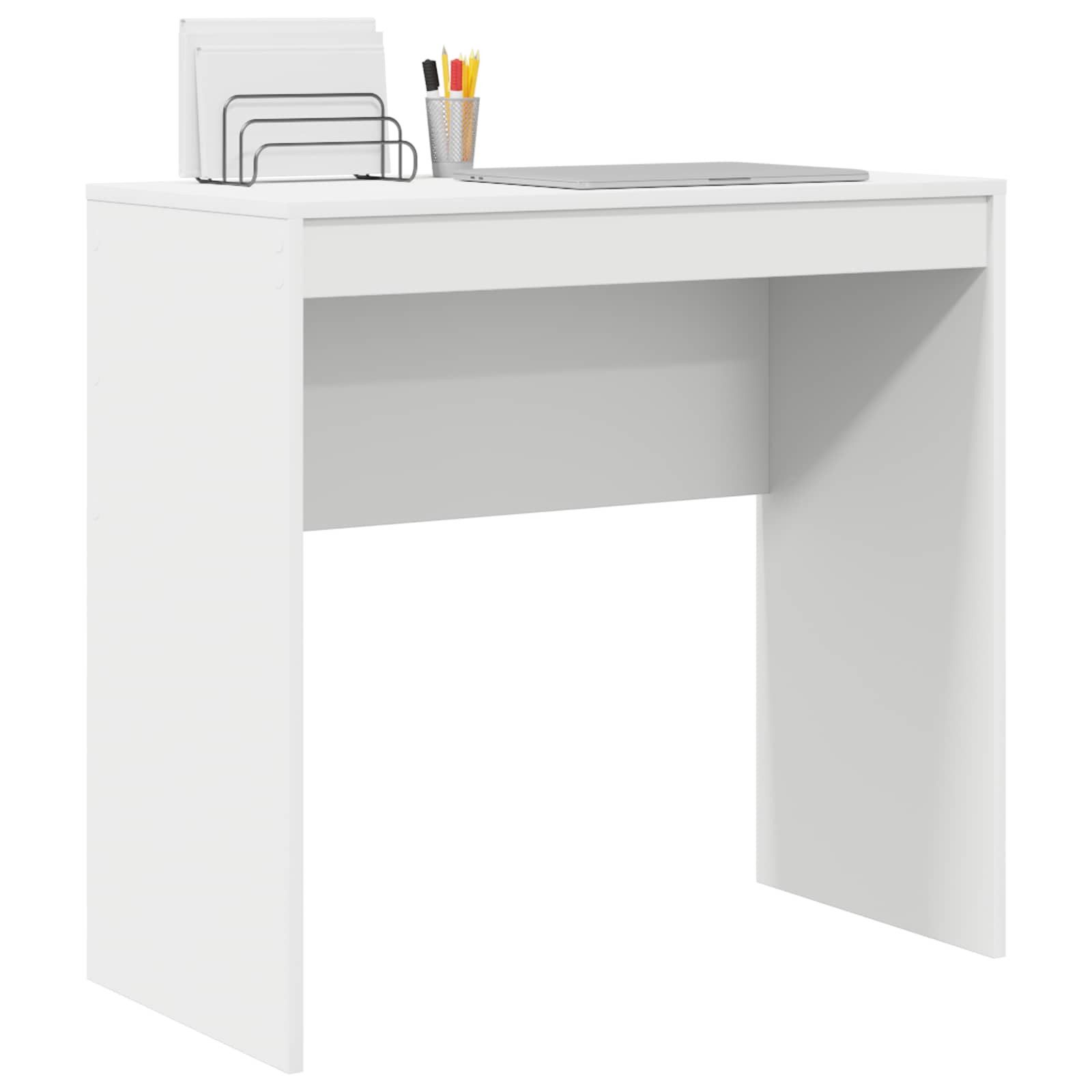 vidaXL Schreibtisch Schreibtisch Weiß 80 x 40 x 76 cm (1-St)
