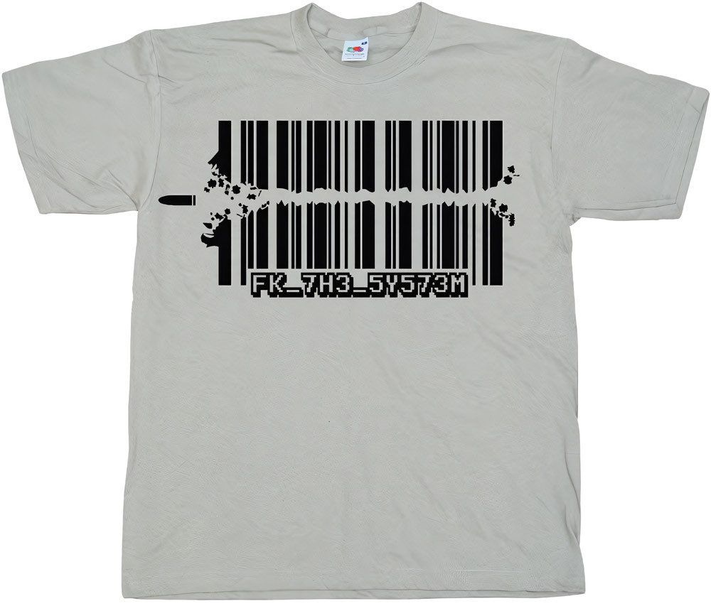 Hybris T-Shirt Fuck The System T-Shirt