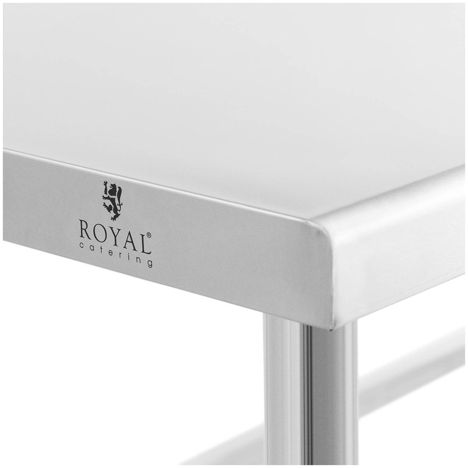 Royal Catering Arbeitstisch 120 x 60 cm Gastro Edelstahl Edelstahltisch Zer günstig online kaufen