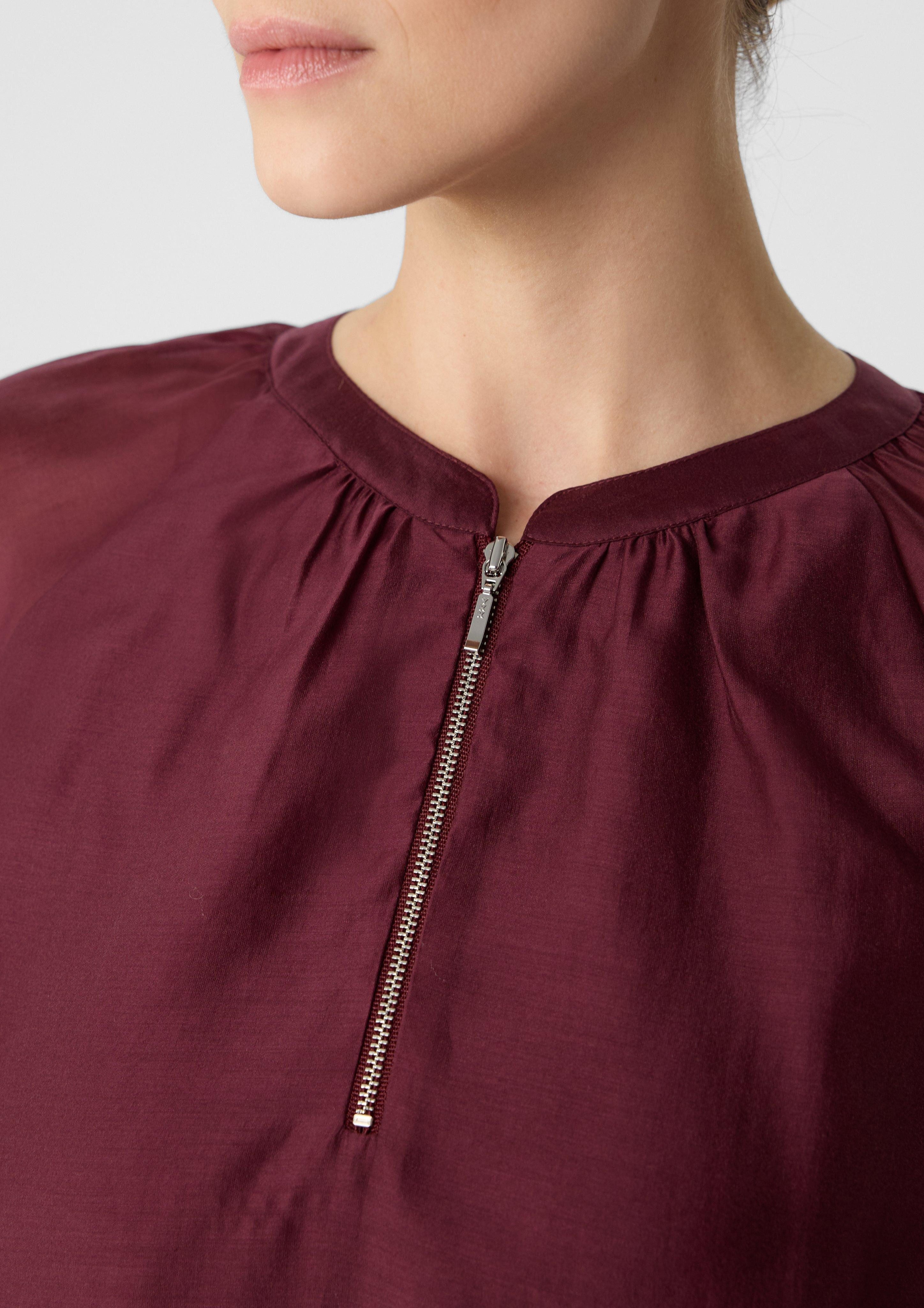 comma casual identity Langarmbluse Leichte Baumwollbluse günstig online kaufen