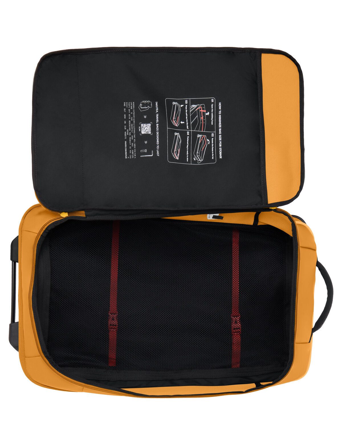 VAUDE Trolley Takutea 65, 2 Rollen, Reisetasche mit Rollen und Teleskopgriff, 65 Liter