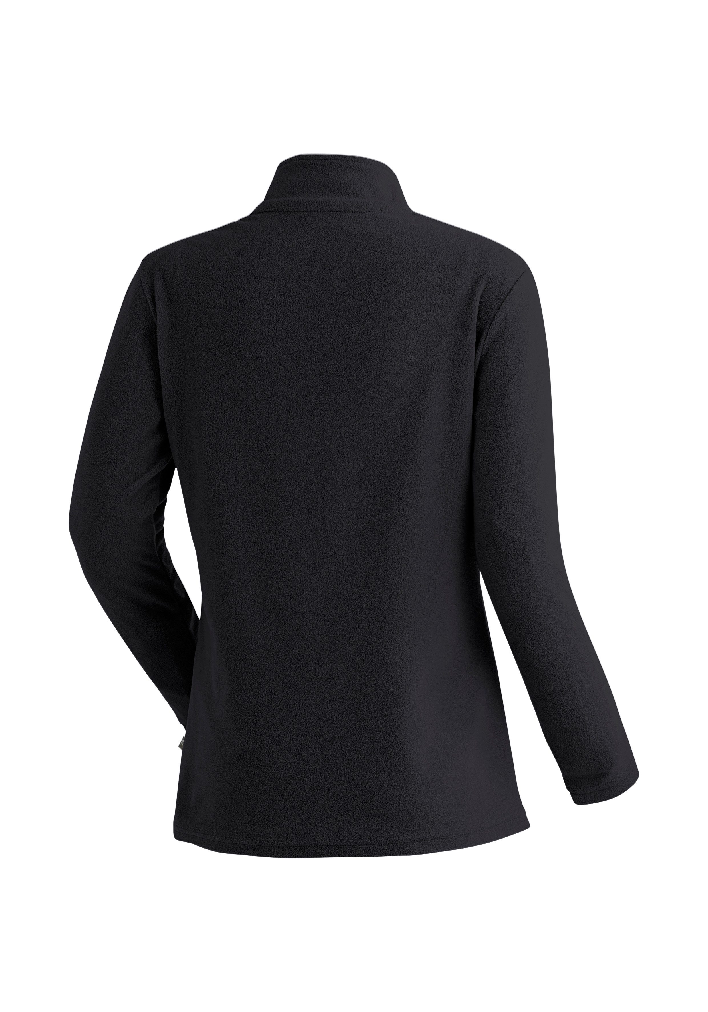 Maier Sports Fleecepullover Denise HZ W Damen Midlayer, pflegeleichtes Half-Zip Fleece