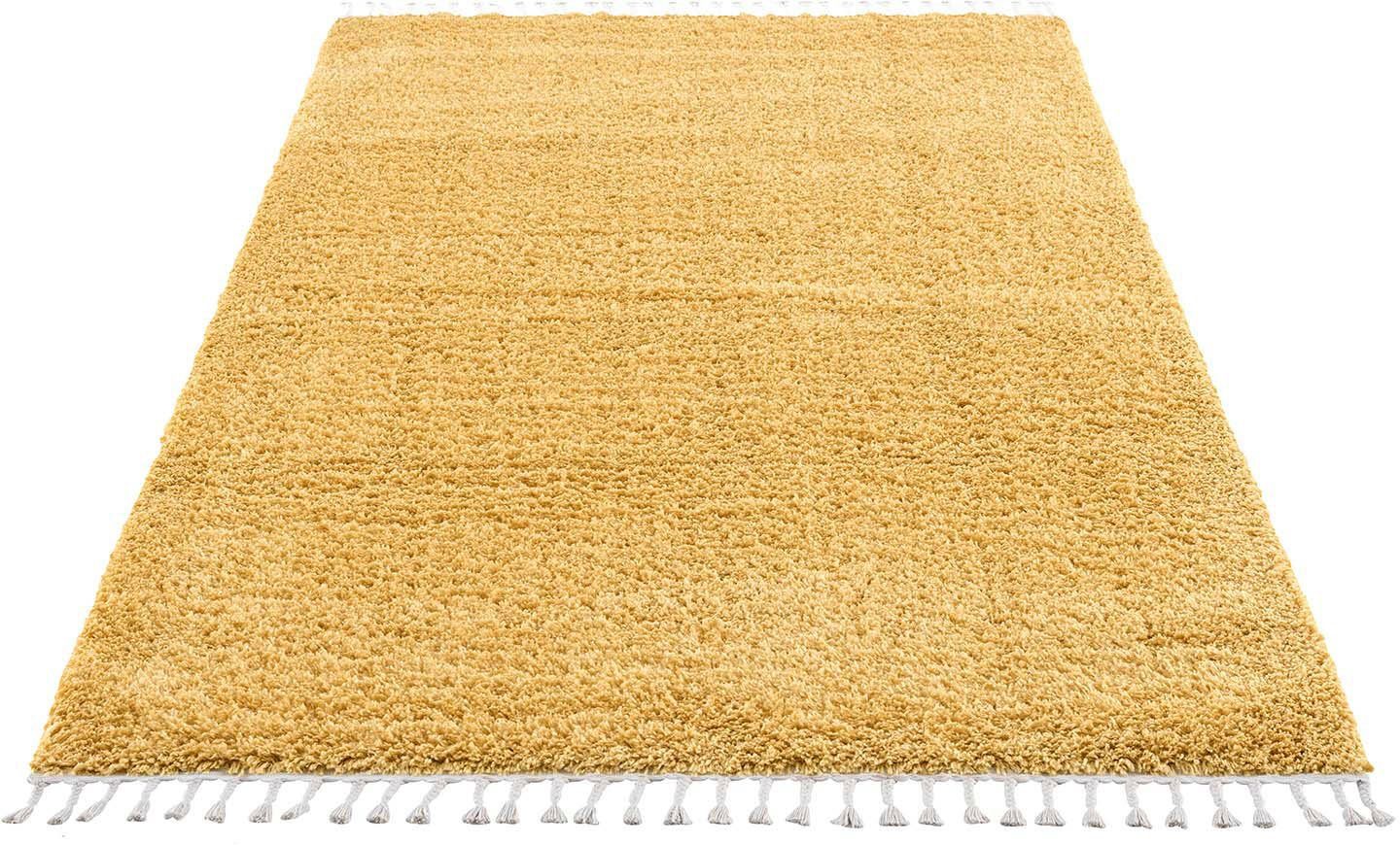 Carpet City Hochflor-Teppich Pulpy 100, rechteckig, günstig online kaufen