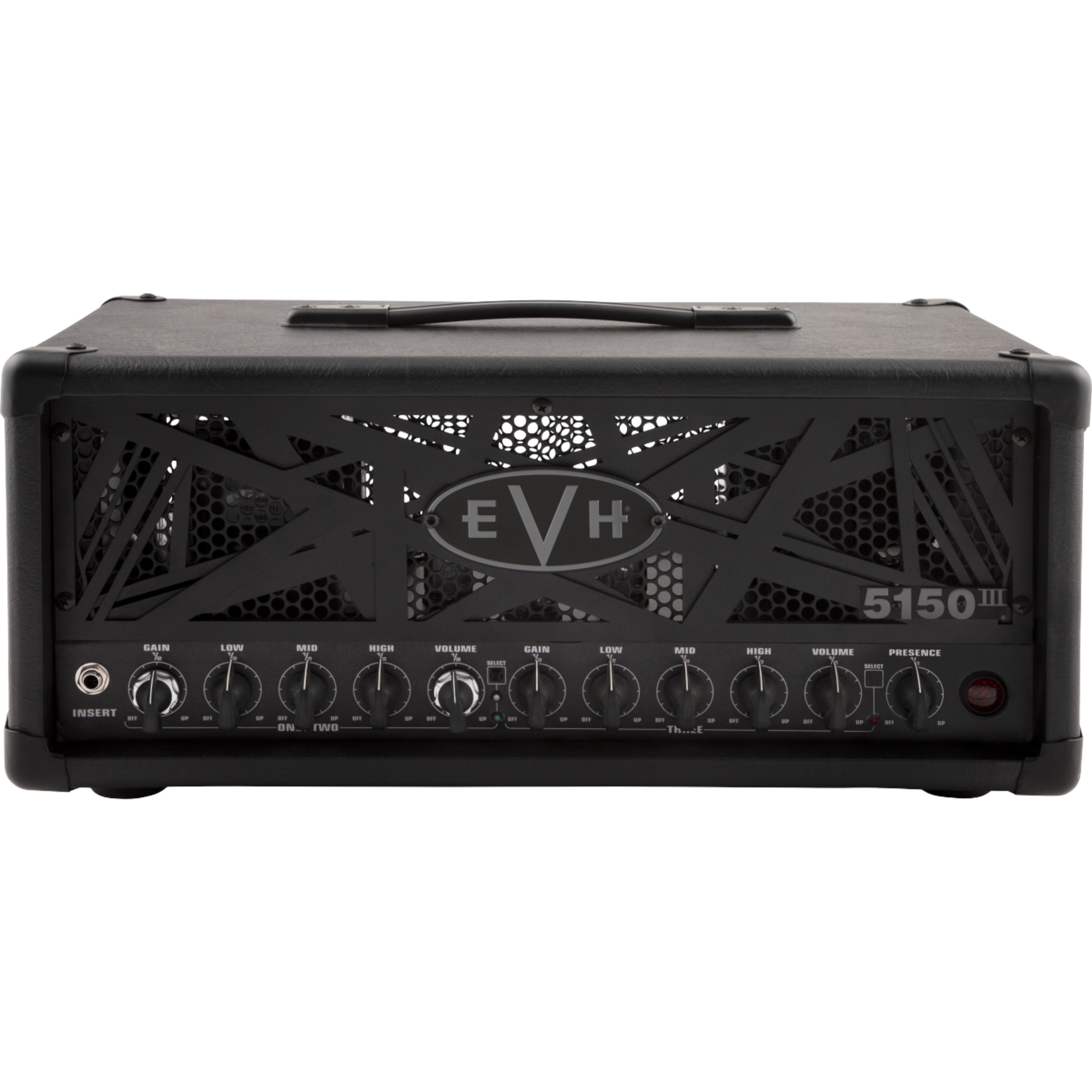 EVH Verstärker (5150III 50 Watt 6L6 Head Stealth - Röhren Topteil für E-Gitarre)