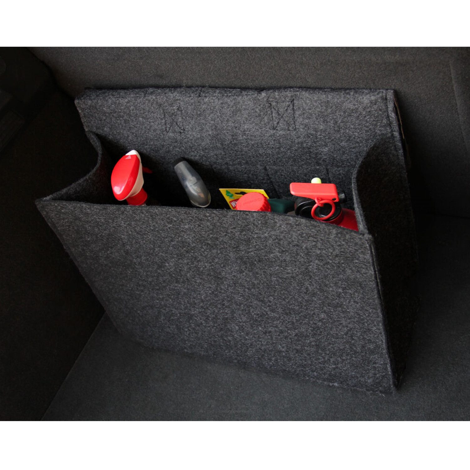 Bertoni Aufbewahrungstasche Kofferraum Organizer Tasche 46x20cm (1-tlg), Beseitigt effektiv Unordnung im Kofferraum