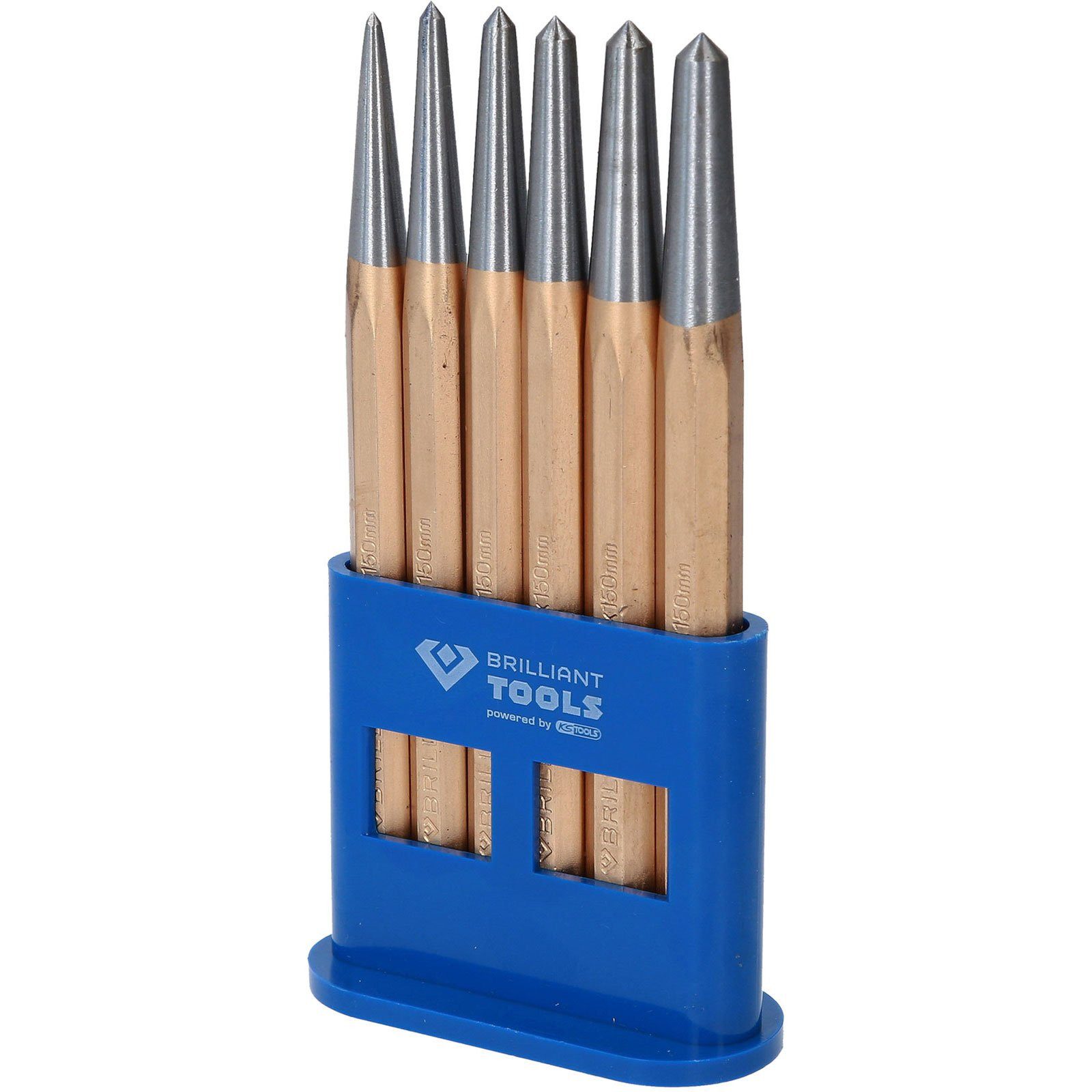 Brilliant Tools Spitzmeißel BRILLIANT TOOLS Körner-Satz 6tlg. - BT085080