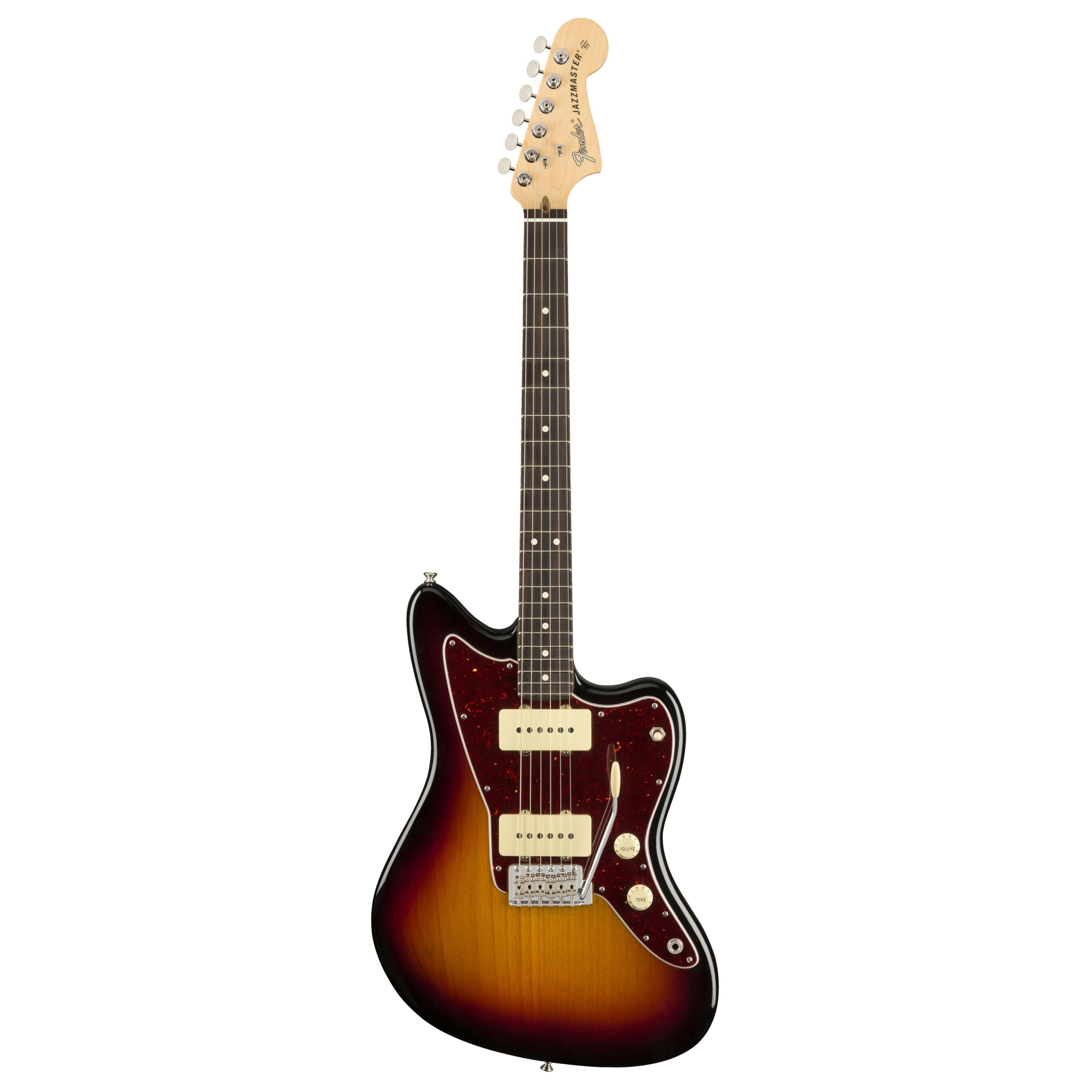 Fender E-Gitarre, E-Gitarren, Andere Modelle, American Performer Jazzmaster RW 3-Color Sunburst - E-Gitarre