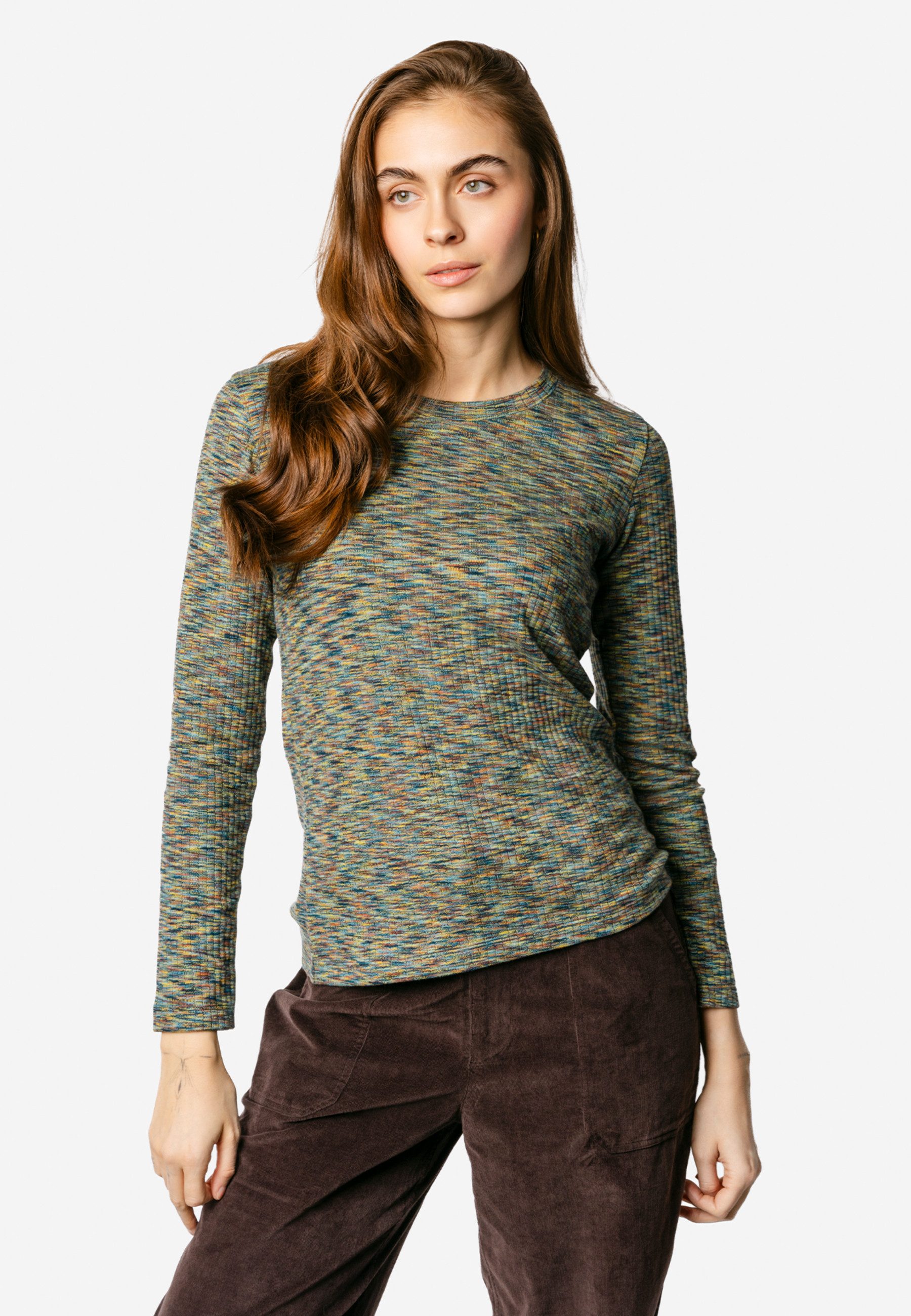 LIVING CRAFTS Langarmshirt PRISCA GOTS zertifiziert