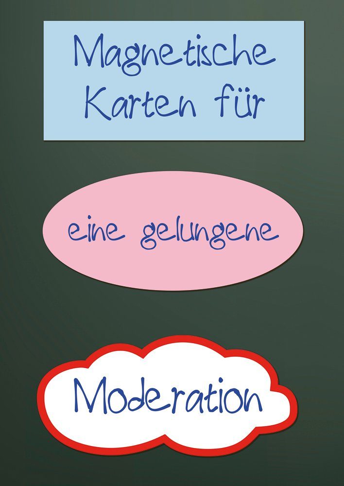 TimeTEX Moderationskoffer Moderations-Material "Basic", magnetisch, 9-tlg.