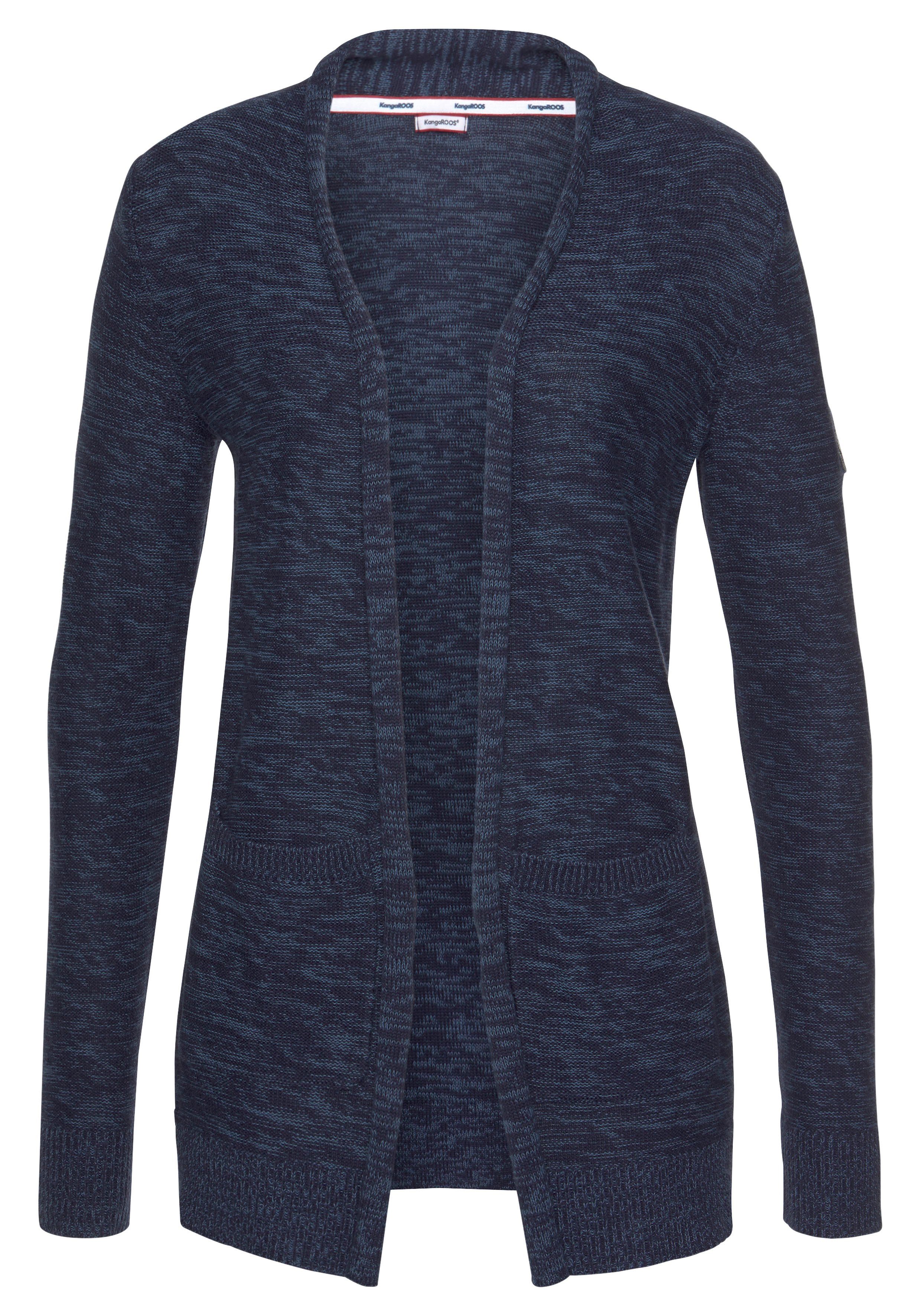 KangaROOS Strickjacke in melierter Optik. Reduzierter Preis € 31,49. Unverbindliche Preisempfehlung € 44,99, (€ 31,49 pro 1 Stk)
