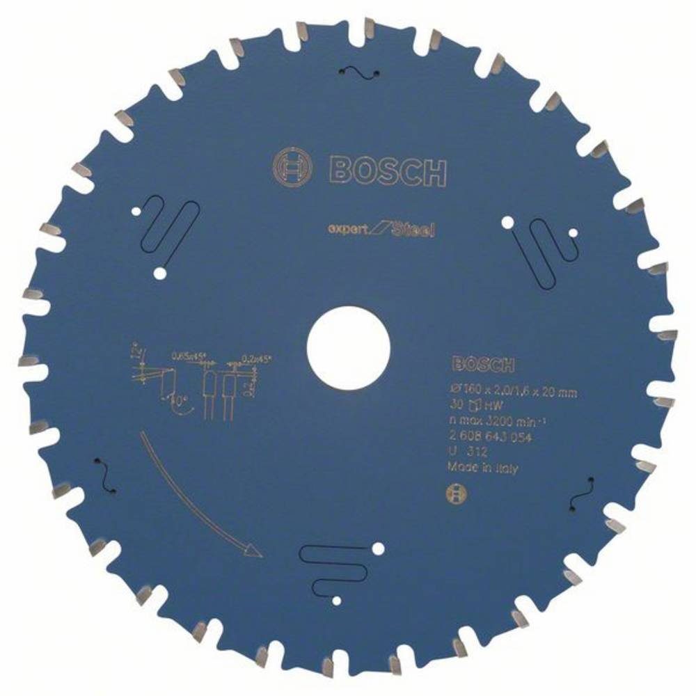 BOSCH Kreissägeblatt Kreissägeblatt160 x 20 x 2.0 mm, 30 2608643054