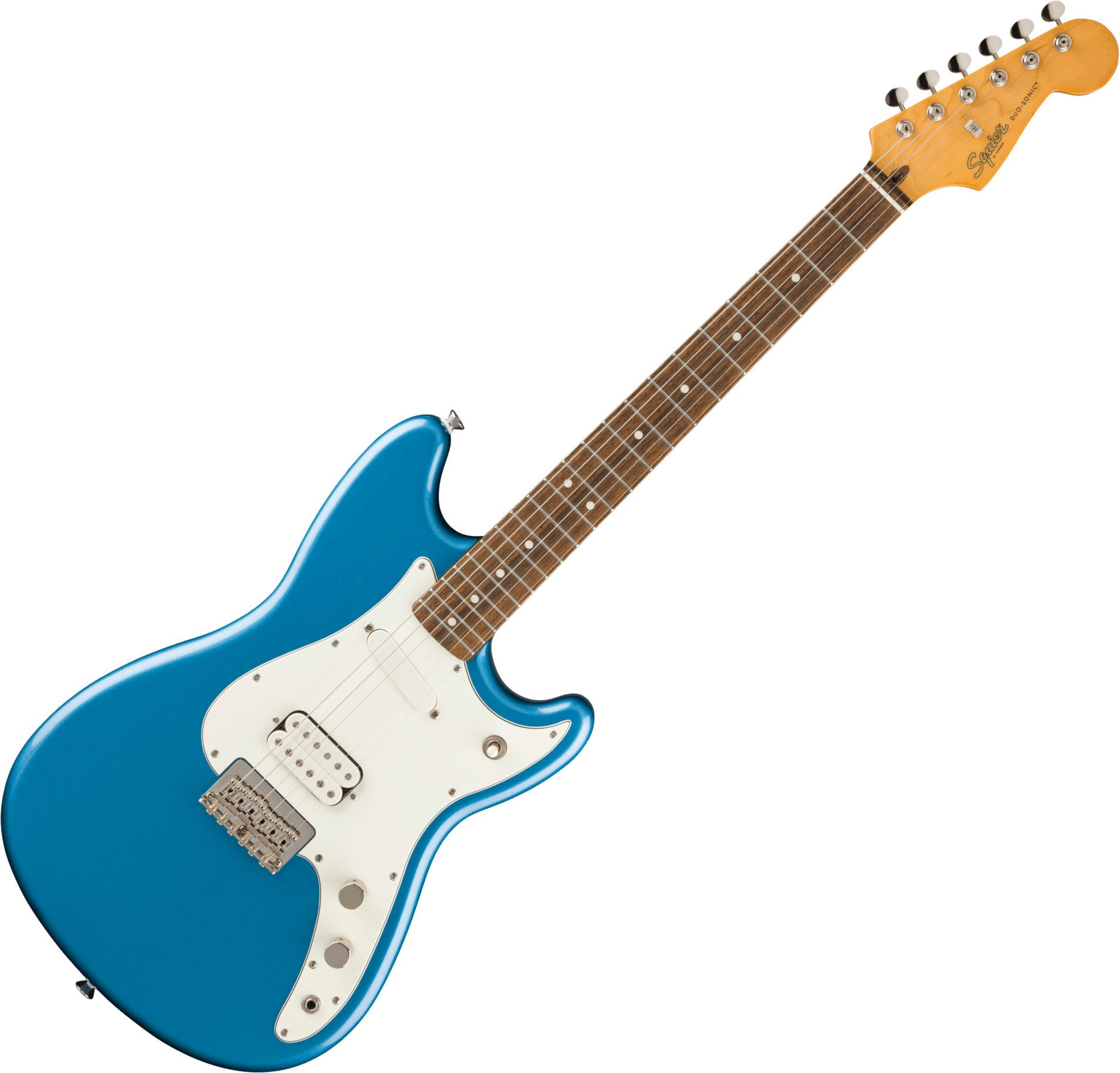 Squier E-Gitarre Classic Vibe Duo-Sonic HS Lake Placid Blue, Duo-Sonic, Shortscale Gitarre mit Lorbeer-Griffbrett