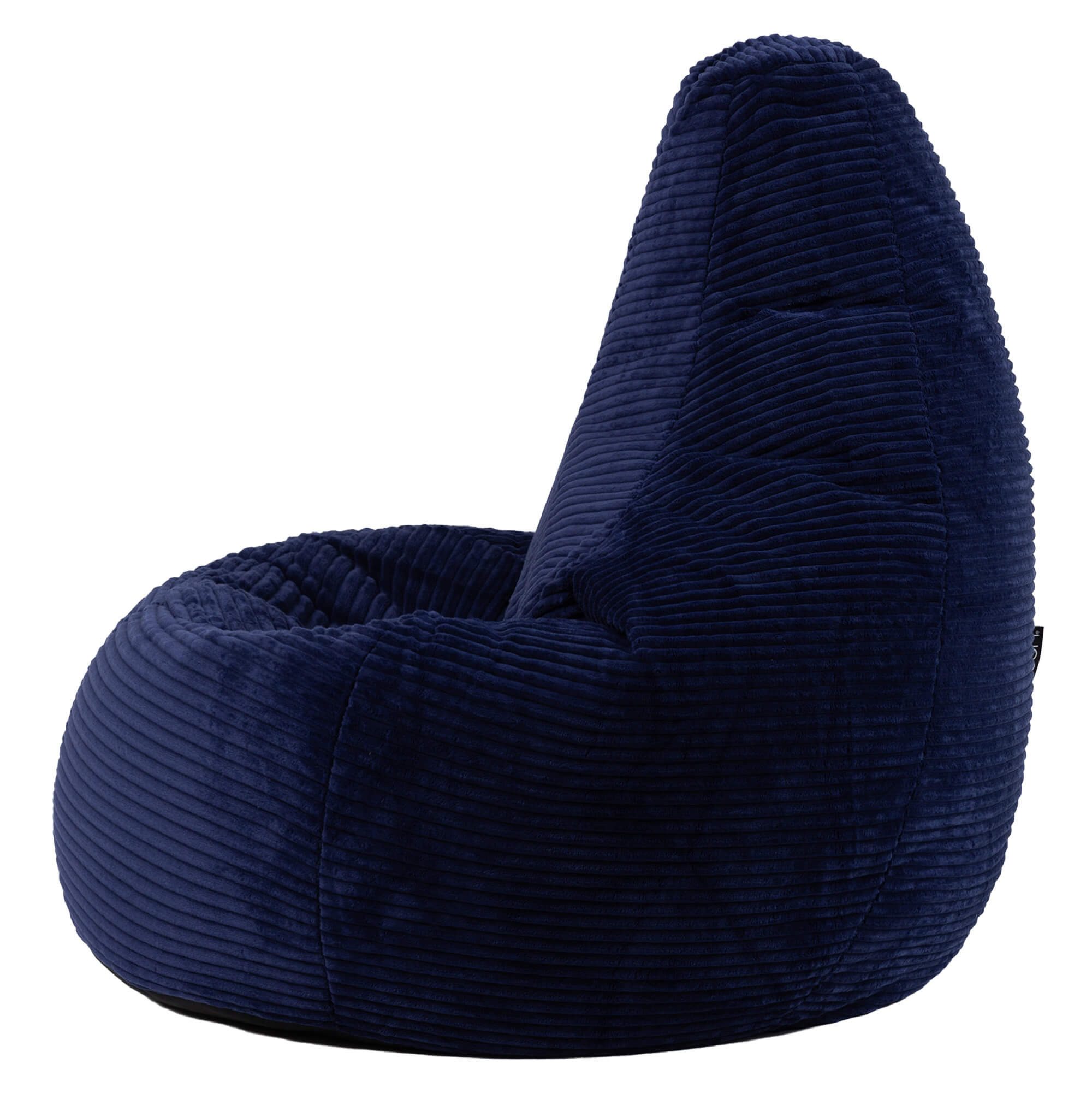 icon Sitzsack Sessel mit Rückenlehne aus Cord „Dalton“, Sitzsack XXL, Gaming Sitzsack, Made in Germany, Erwachsene & Kinder – Bild 5 von 5