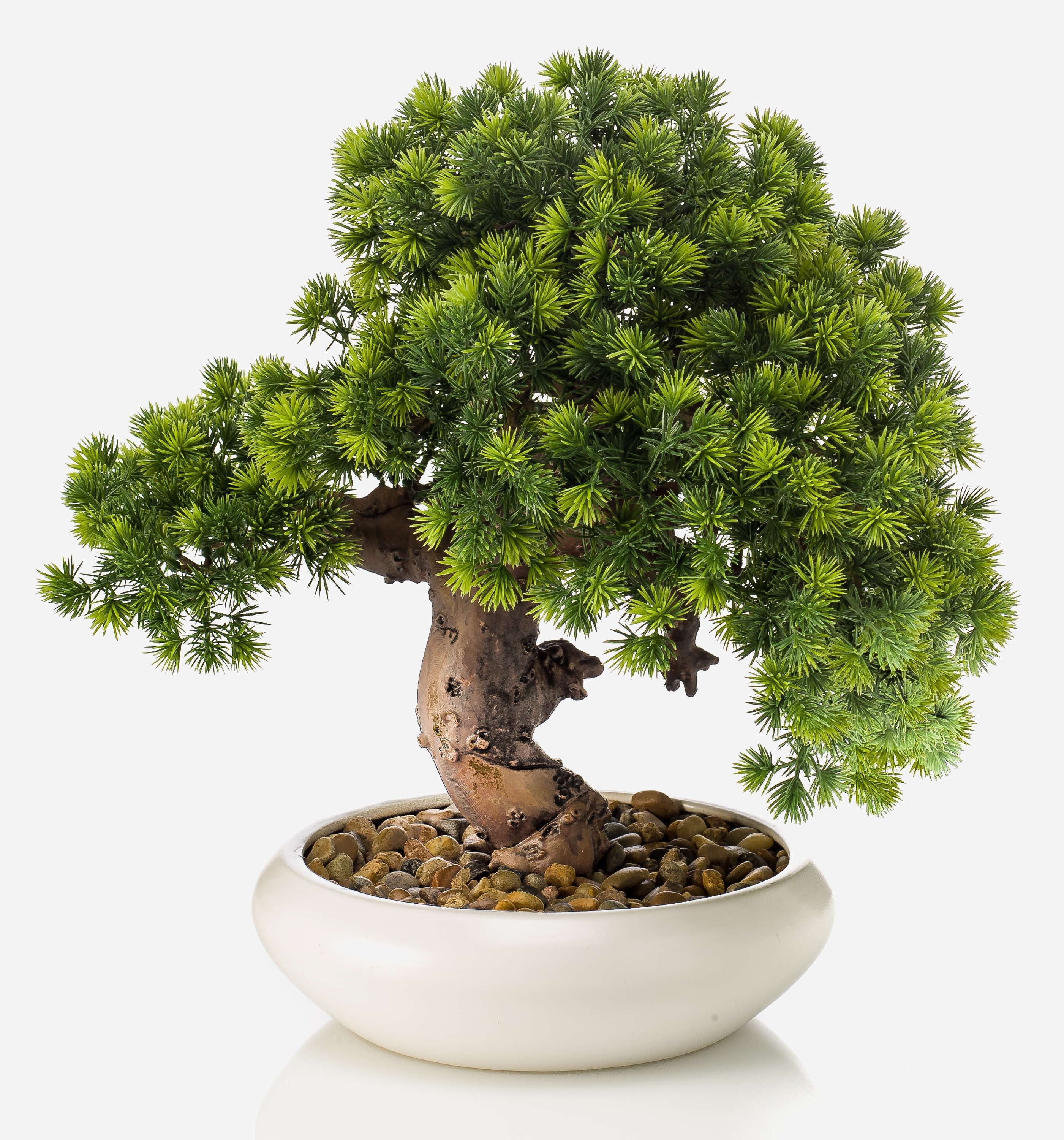 Kunstbonsai Kunst Bonsai Lärche MIRSANDA in Bonsaischale, 35cm Lärche, artplants, Höhe 35.0 cm