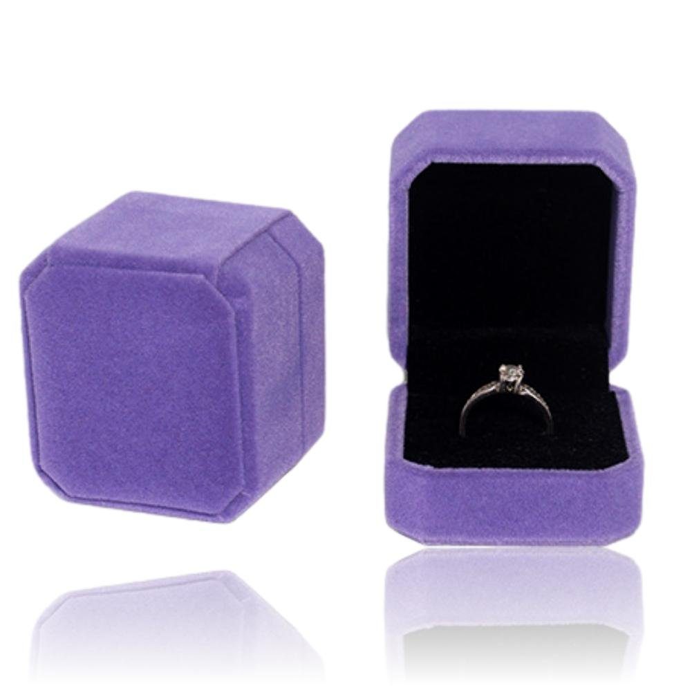 Schmucketui Ringetui für Verlobungsringe/Ringbox für Ringe Ringschachtel für Verlo
