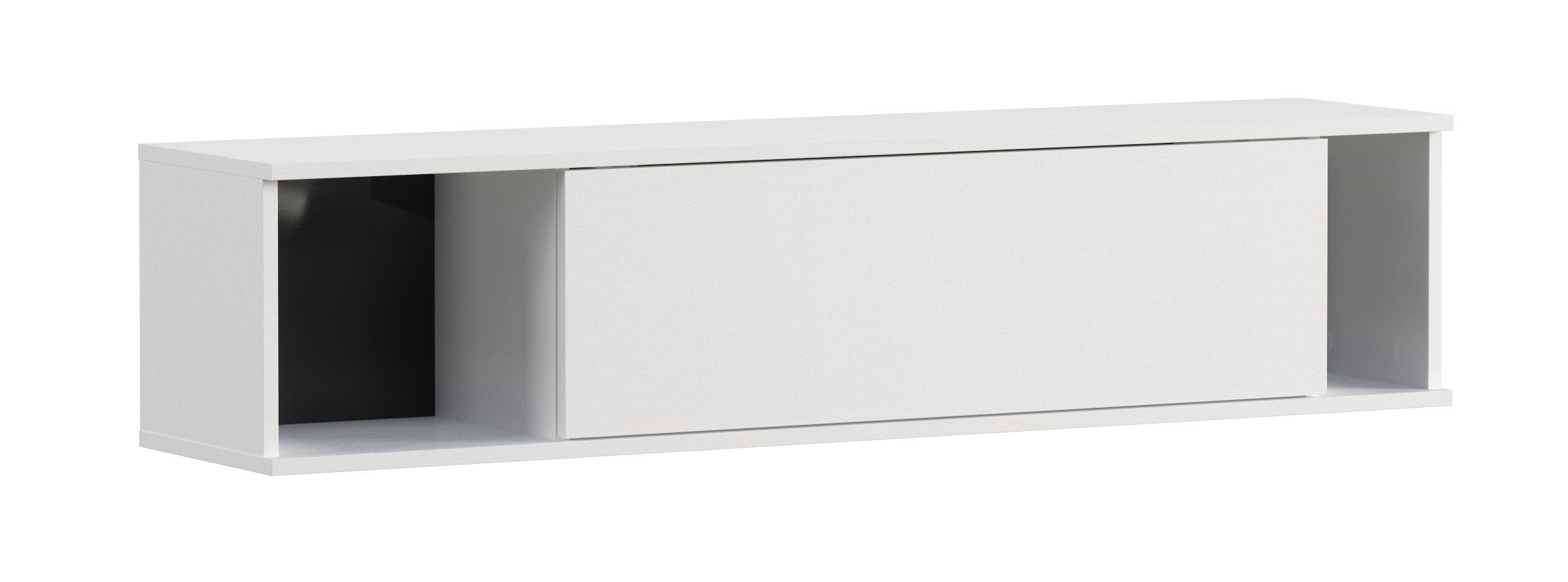 Weiß Fächer, WISZ Furnix cm Klapptür 2 T30 Hängeschrank FORSETTI Wandhängeschrank H30 x B135 matt SZ mit x